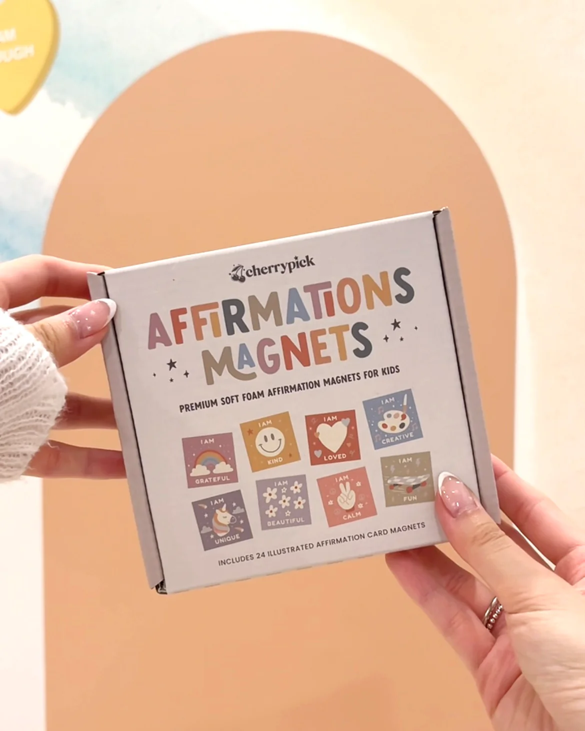 Affirmations Magnets - Soft Foam Magnetic Set - Image 3