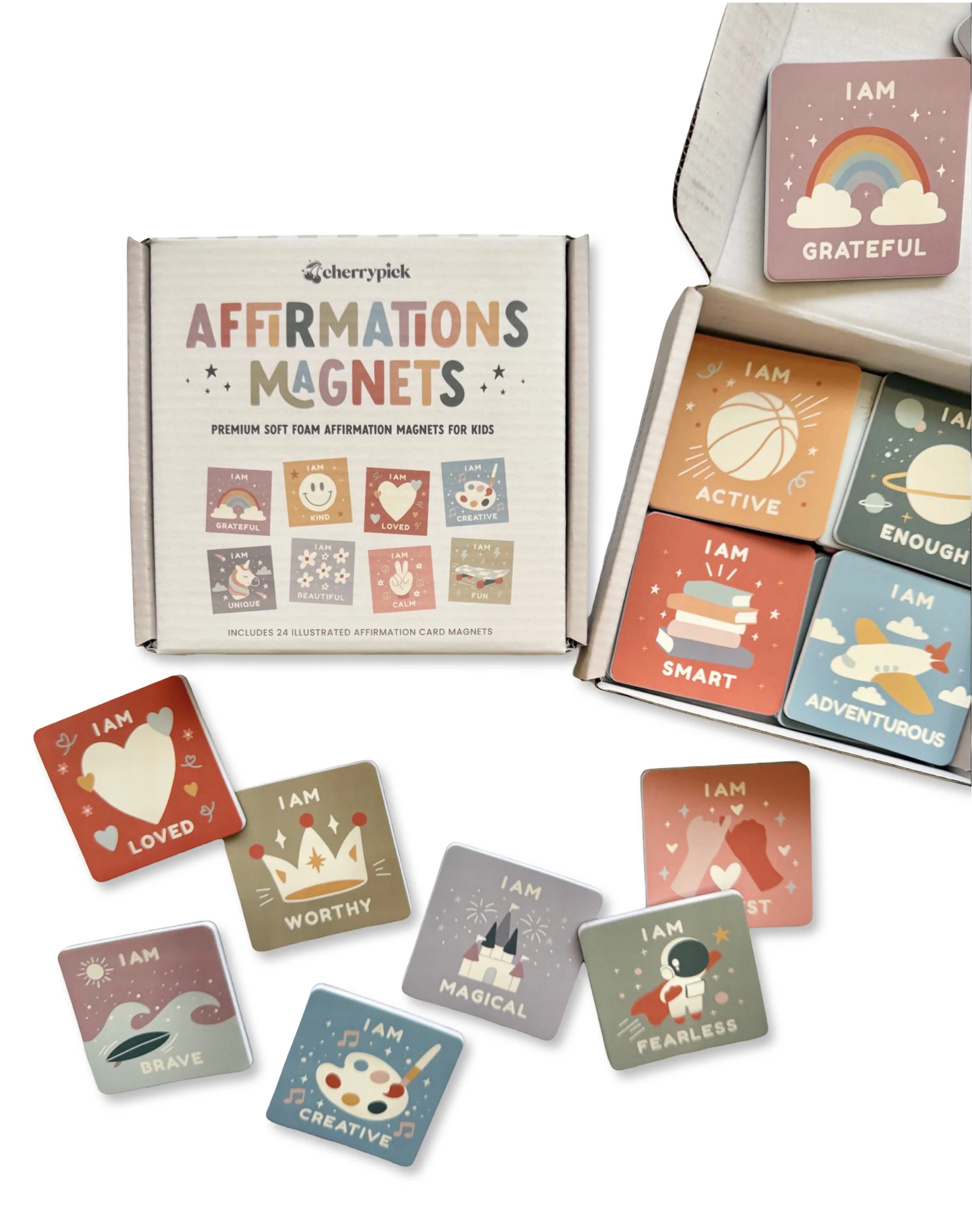 Affirmations Magnets - Soft Foam Magnetic Set - Image 7