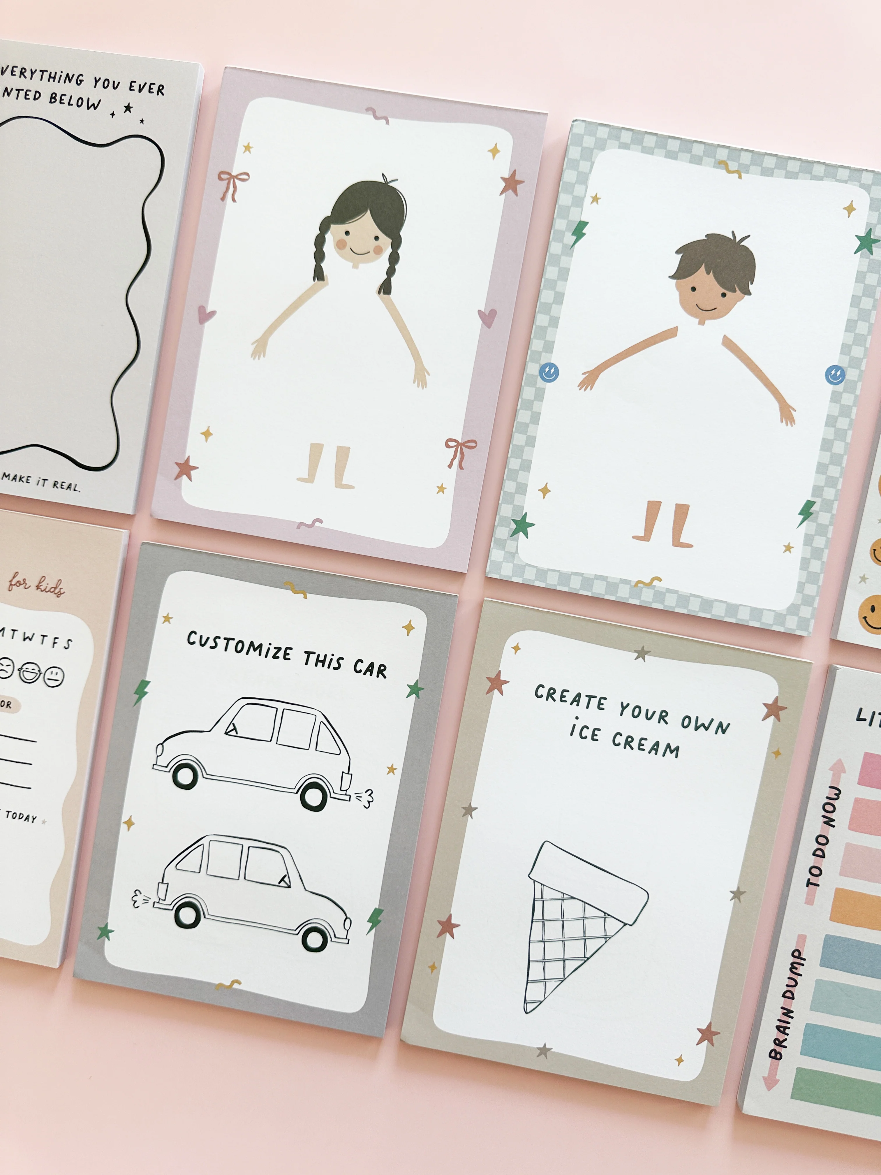 Design-a-Doll Boys Pretend Play Notepad - Image 4