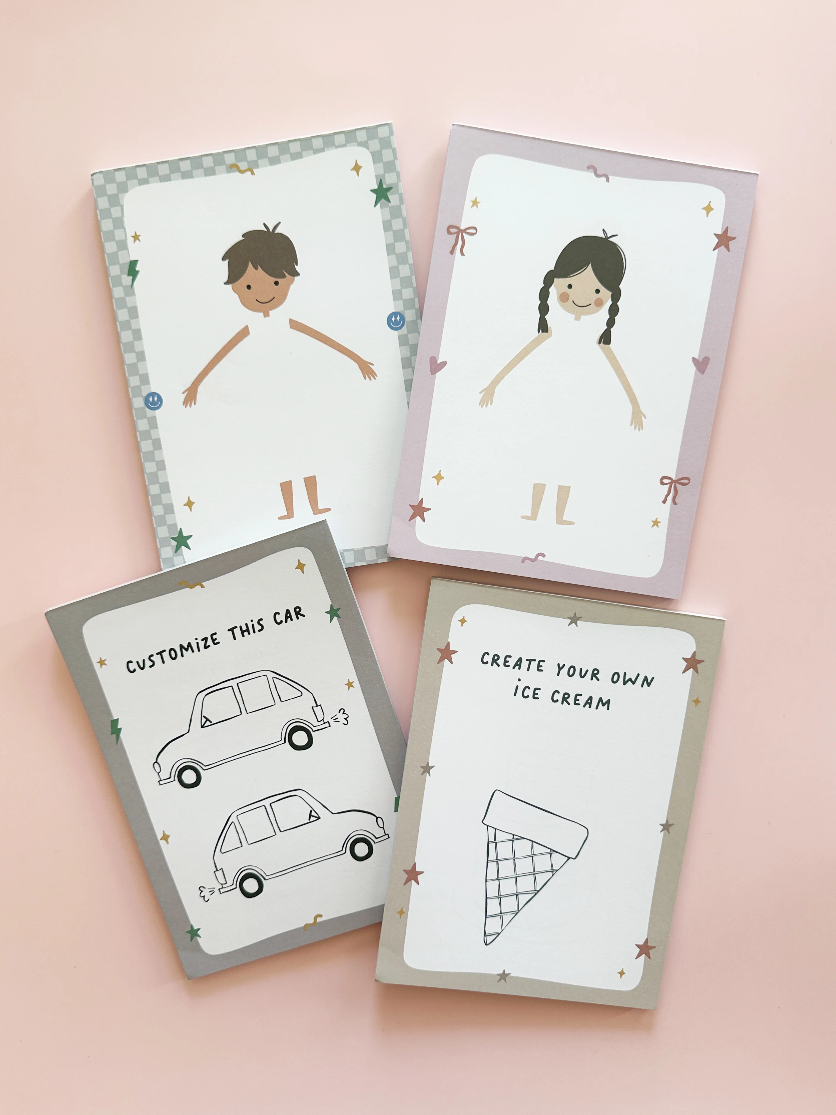 Design-a-Doll Girls Pretend Play Notepad - Image 3
