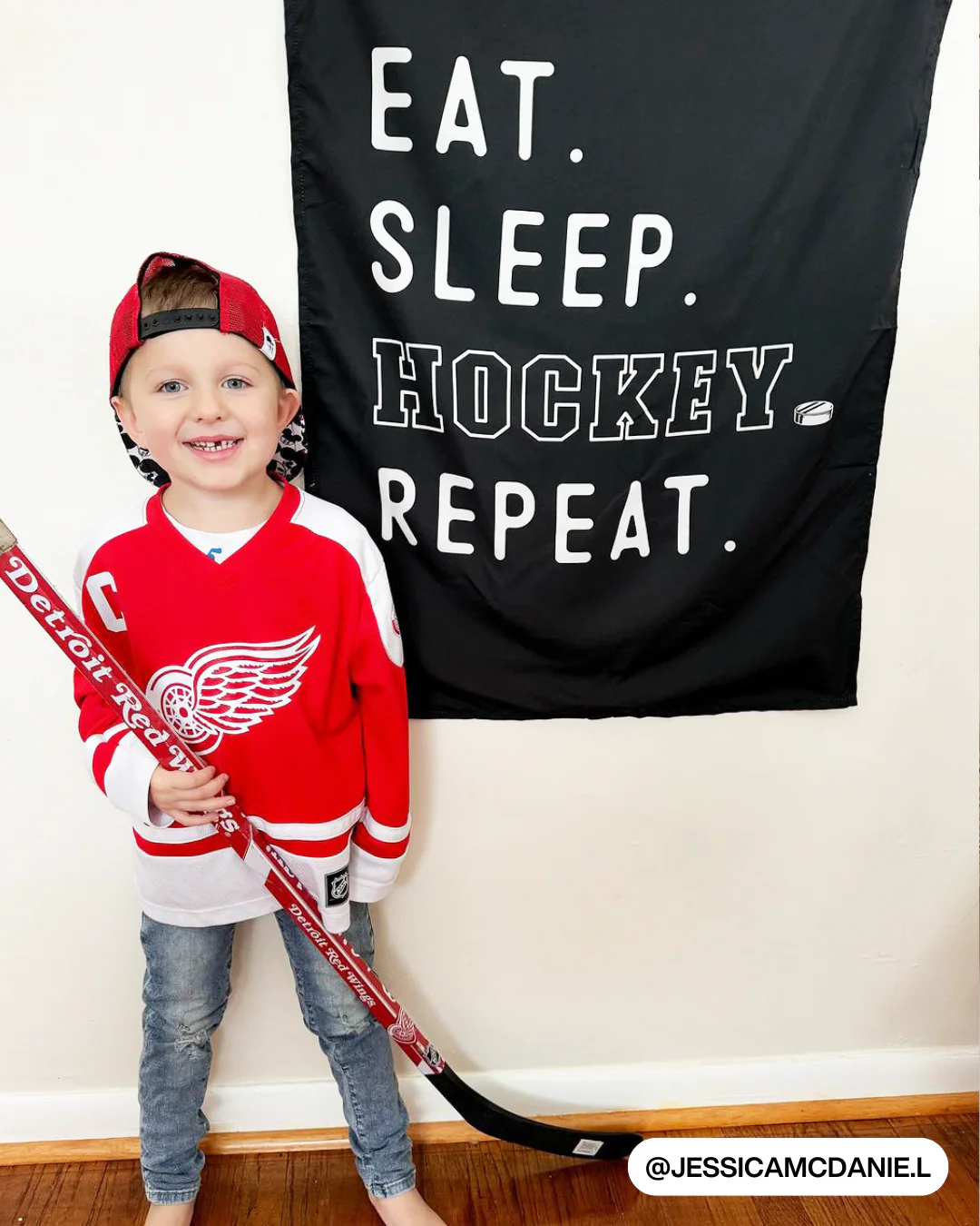 Eat Sleep Hockey Banner - Image 3