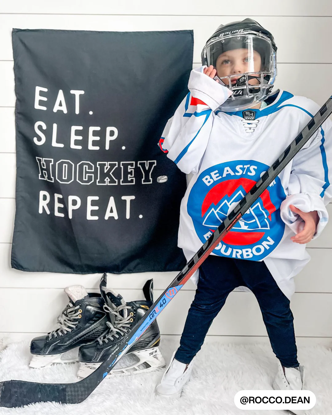 Eat Sleep Hockey Banner - Image 4