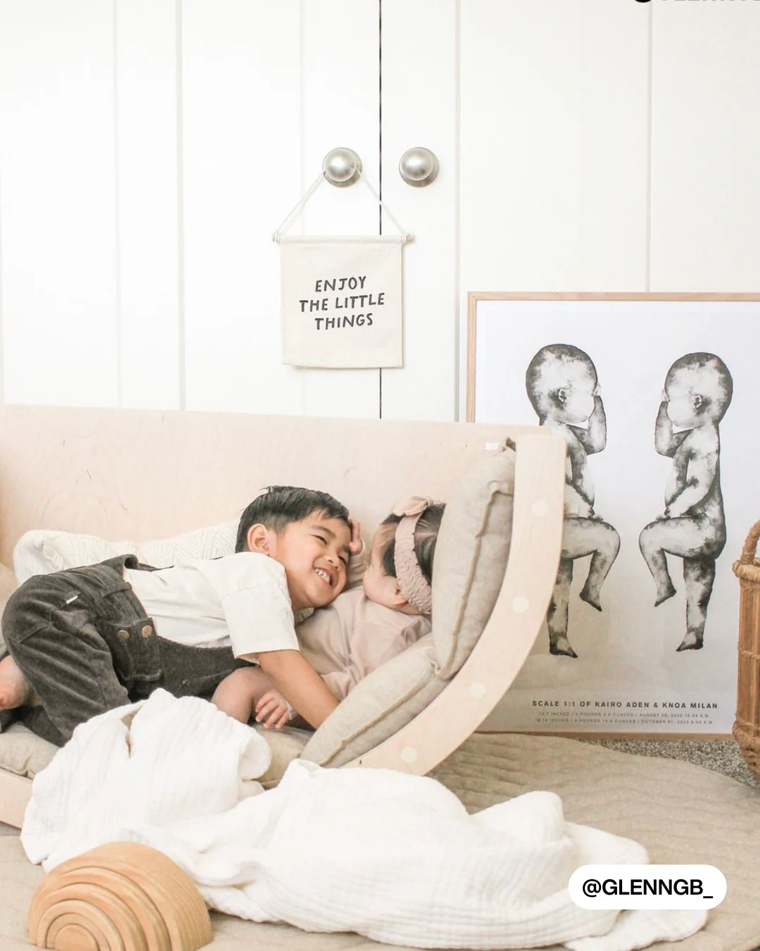 Enjoy The Little Things Canvas Hang Sign - Image 4