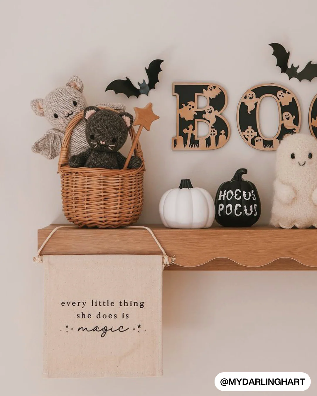 Every Little Thing She Does Is Magic Canvas Hang Sign - Image 6