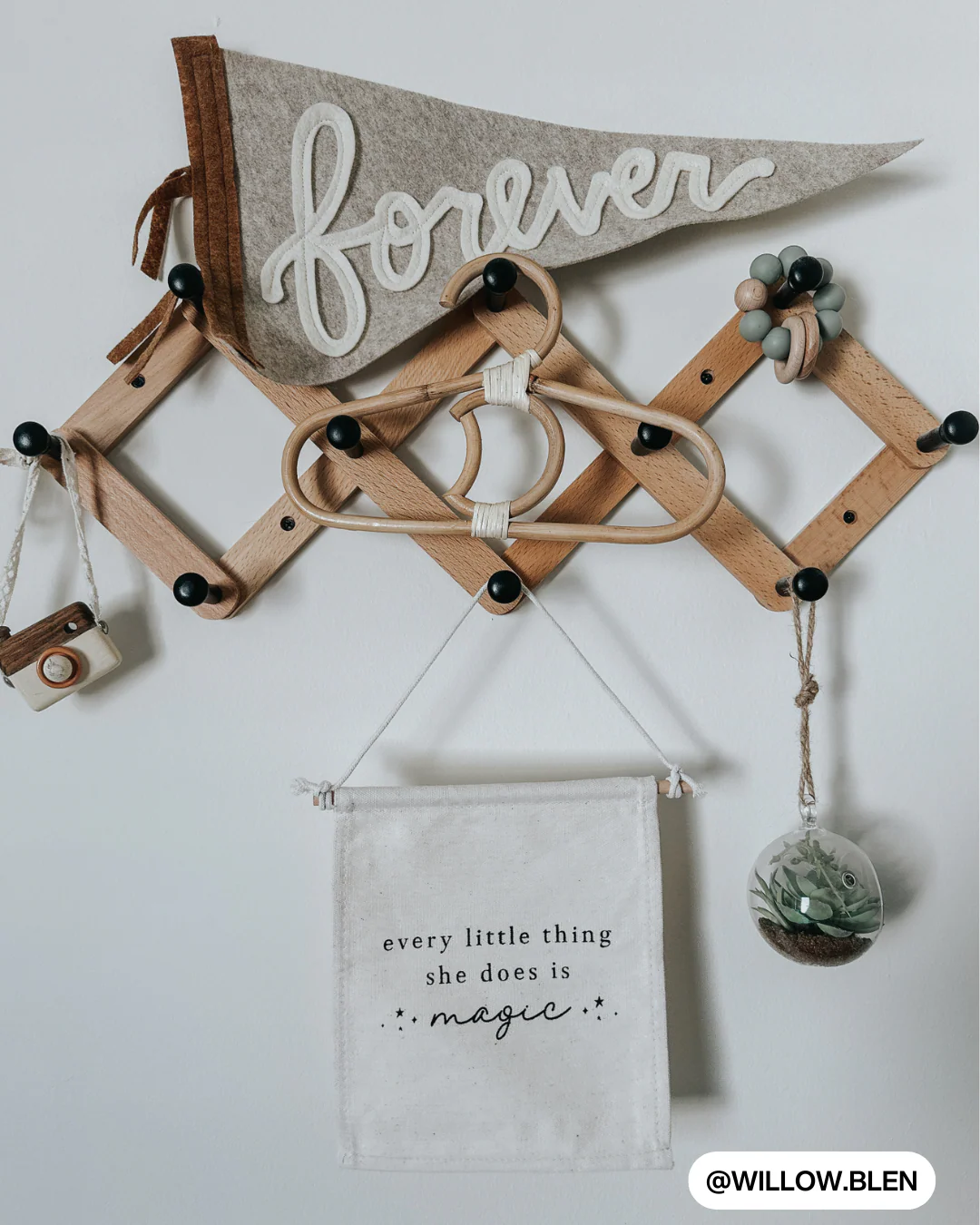 Every Little Thing She Does Is Magic Canvas Hang Sign - Image 7