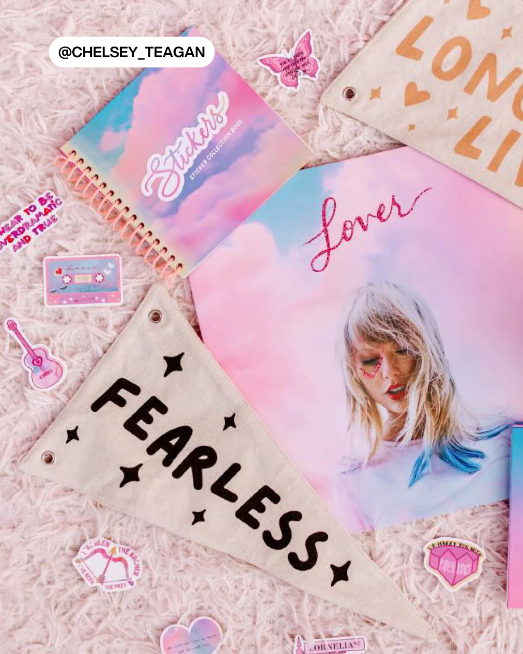 Fearless Canvas Pennant Flag - Image 4