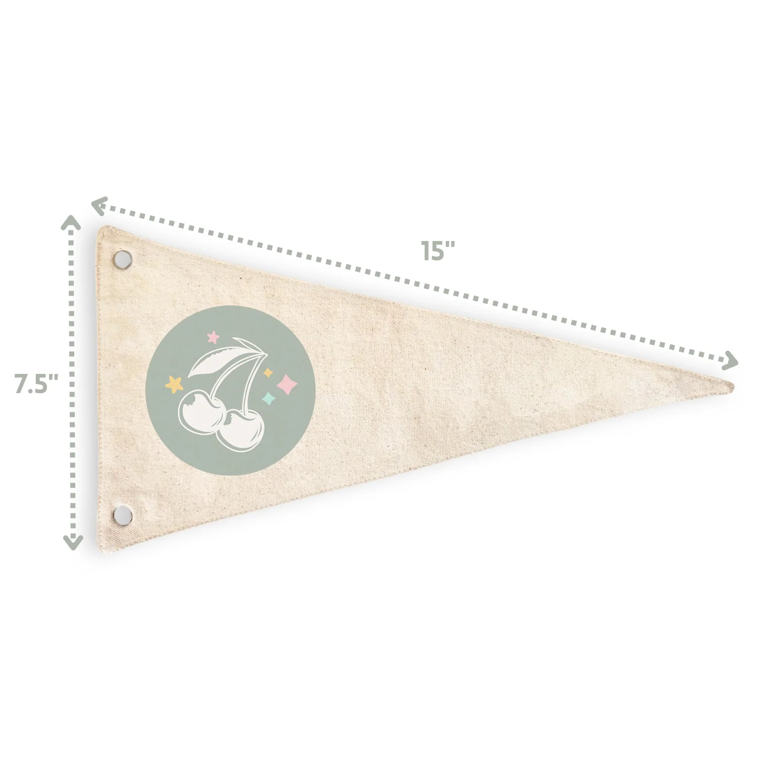 Fearless Canvas Pennant Flag - Image 8