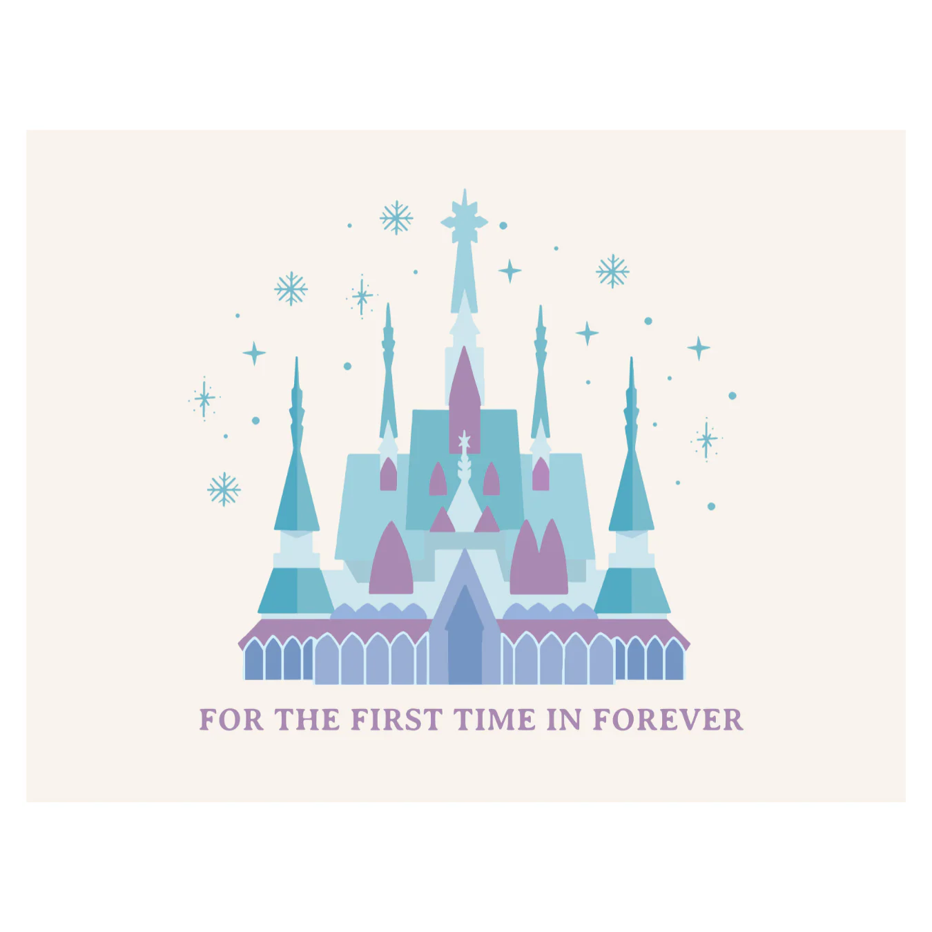 For The First Time In Forever - Ice Castle (Light) Banner