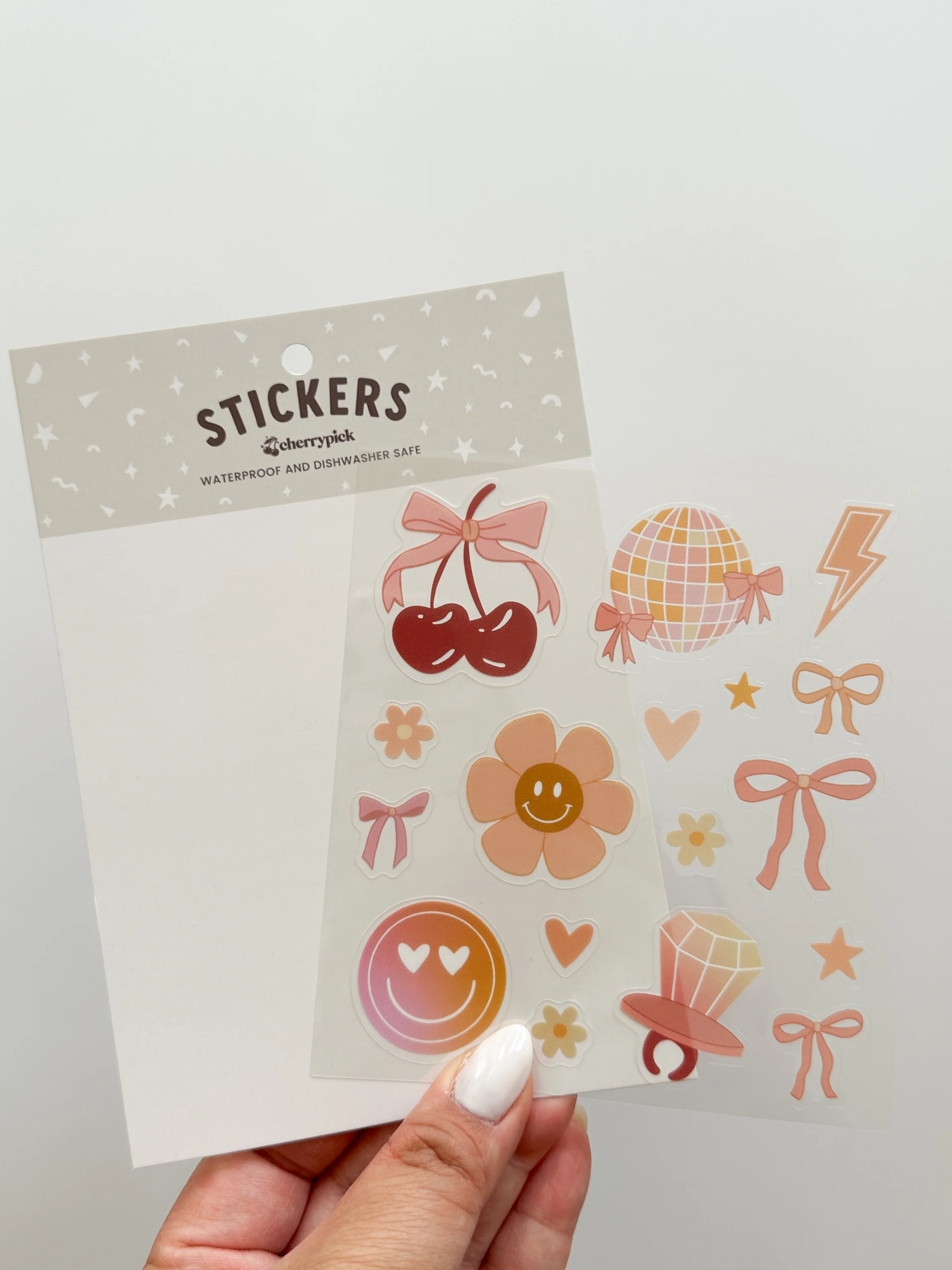 Girly Pop Waterproof Sticker Sheet - Image 3