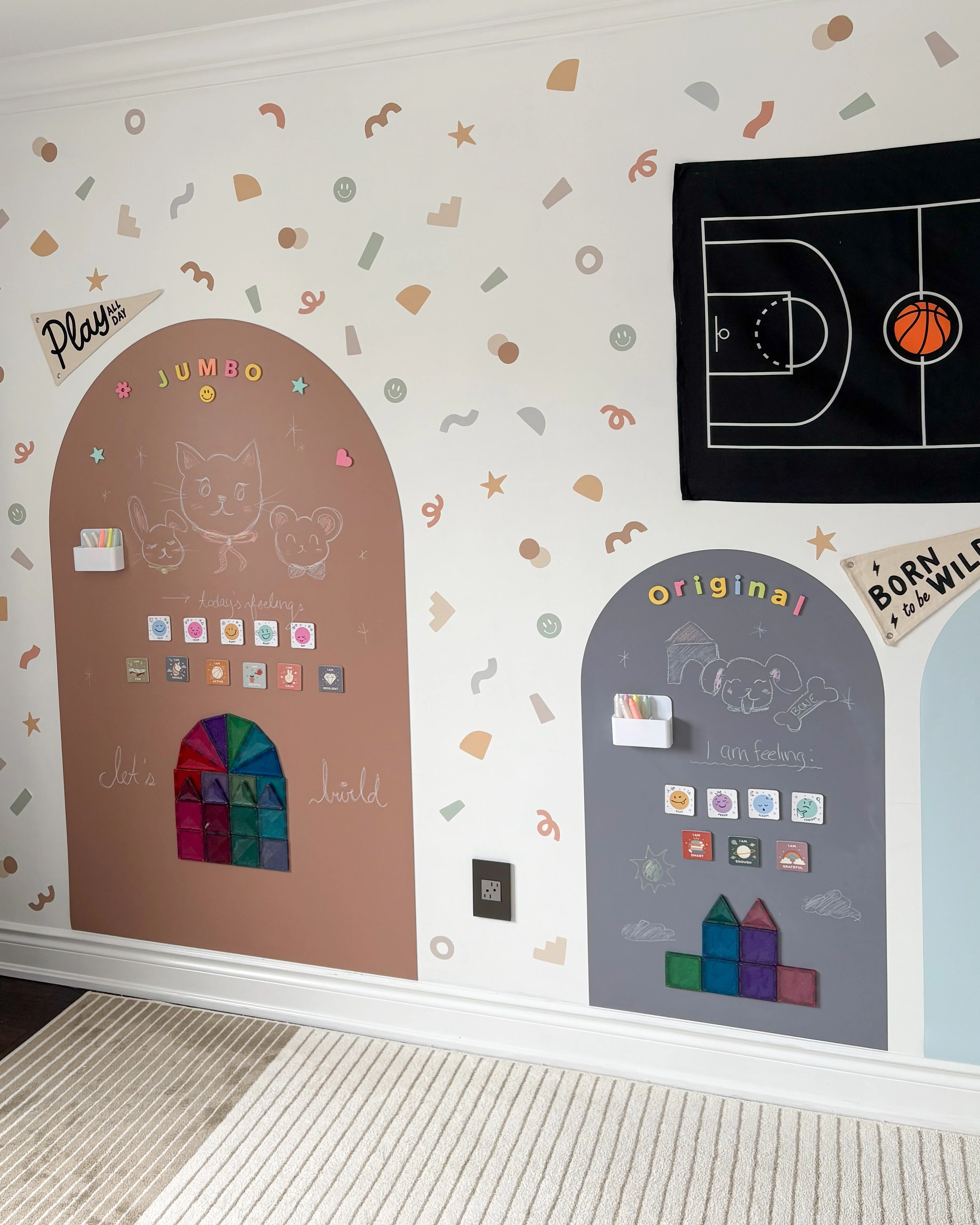 JUMBO Magic Playwall - Arch Magnetic Wall Decal for Kids - Image 13