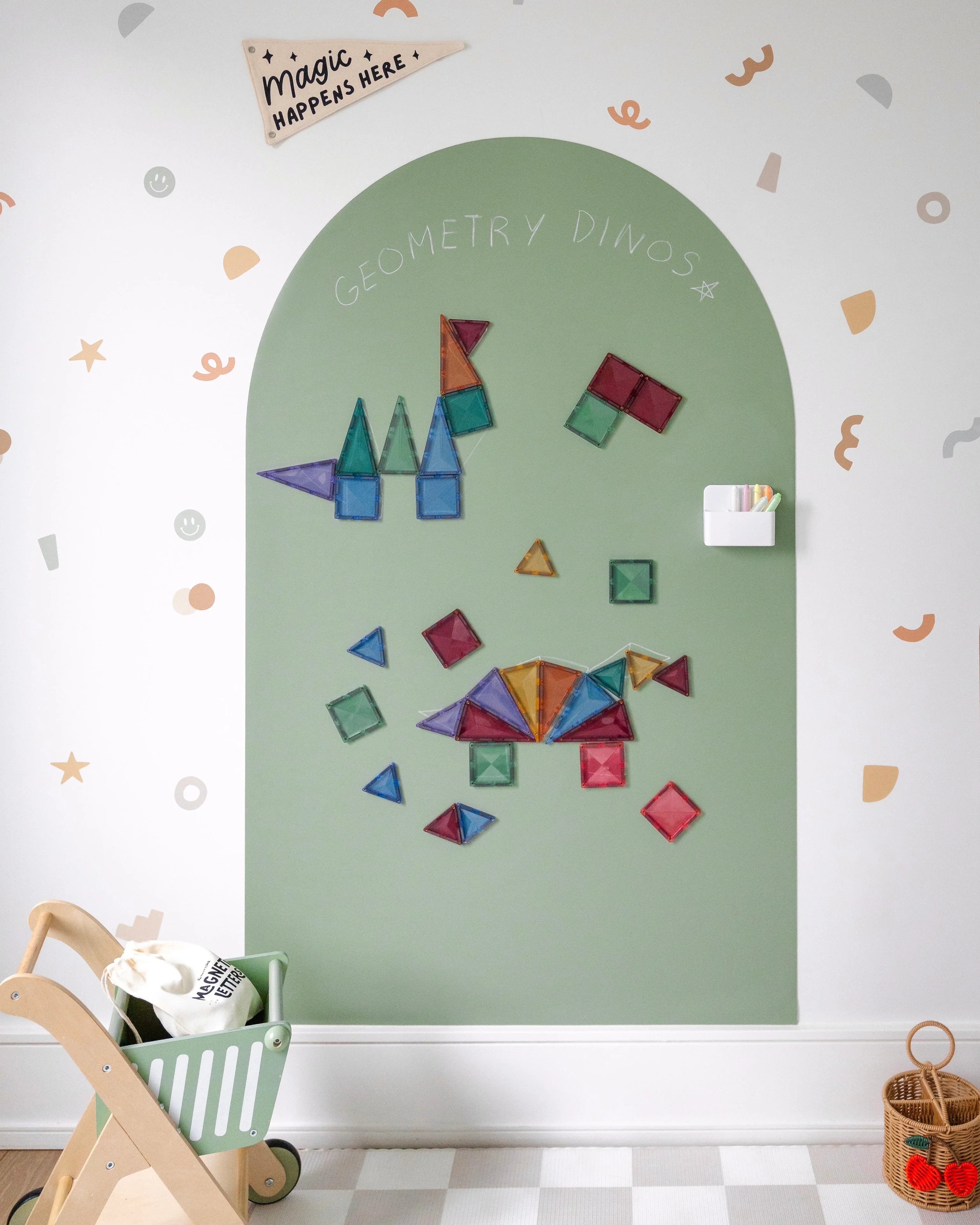 JUMBO Magic Playwall - Arch Magnetic Wall Decal for Kids - Image 19