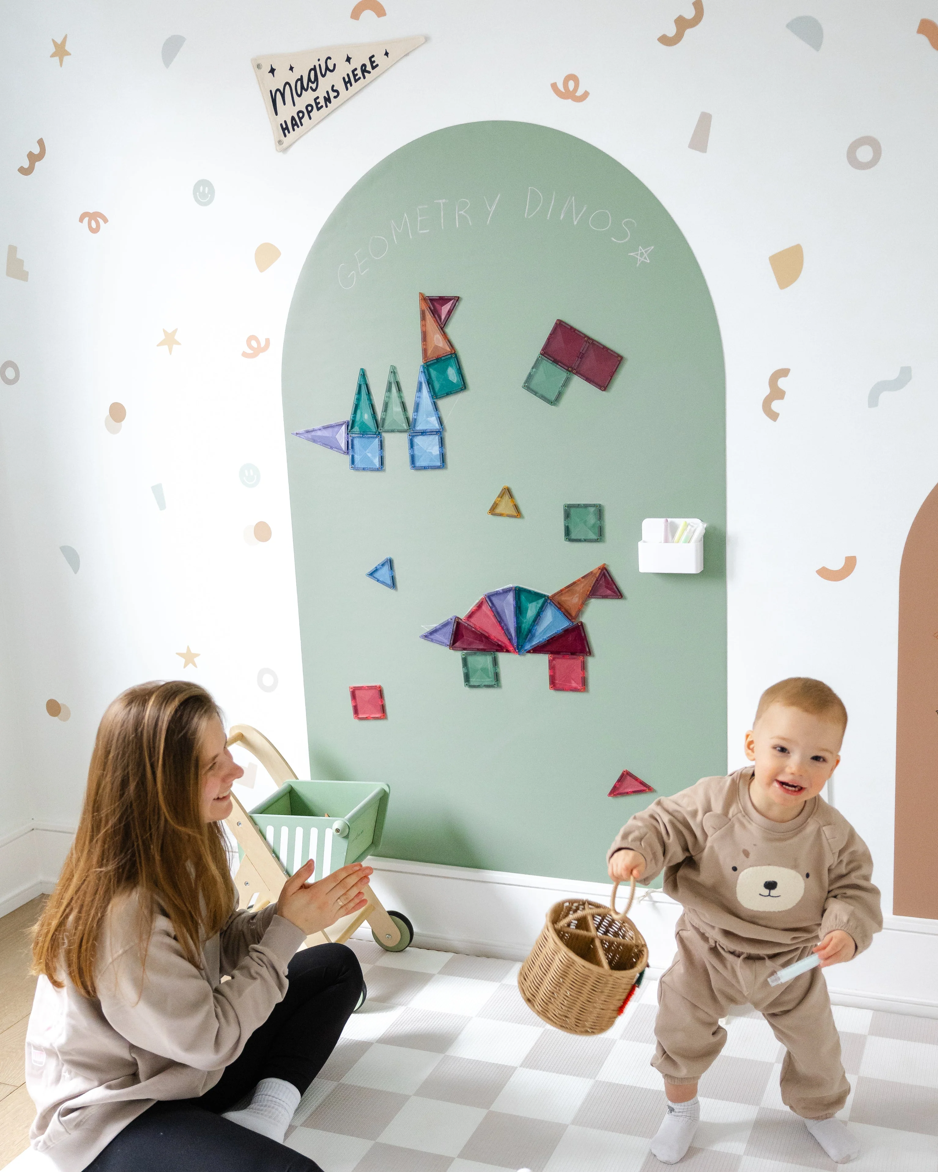JUMBO Magic Playwall - Arch Magnetic Wall Decal for Kids - Image 21