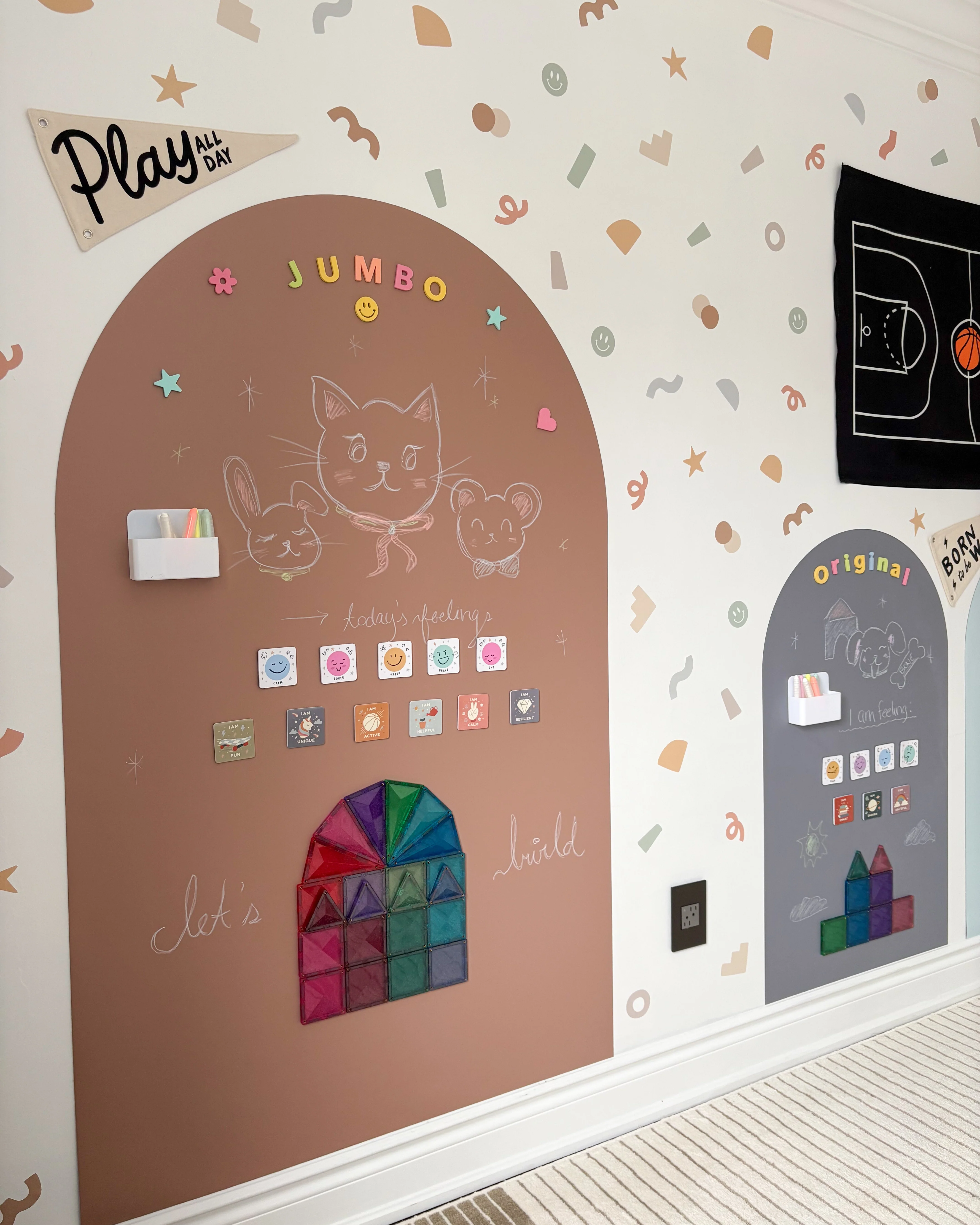 JUMBO Magic Playwall - Arch Magnetic Wall Decal for Kids - Image 24