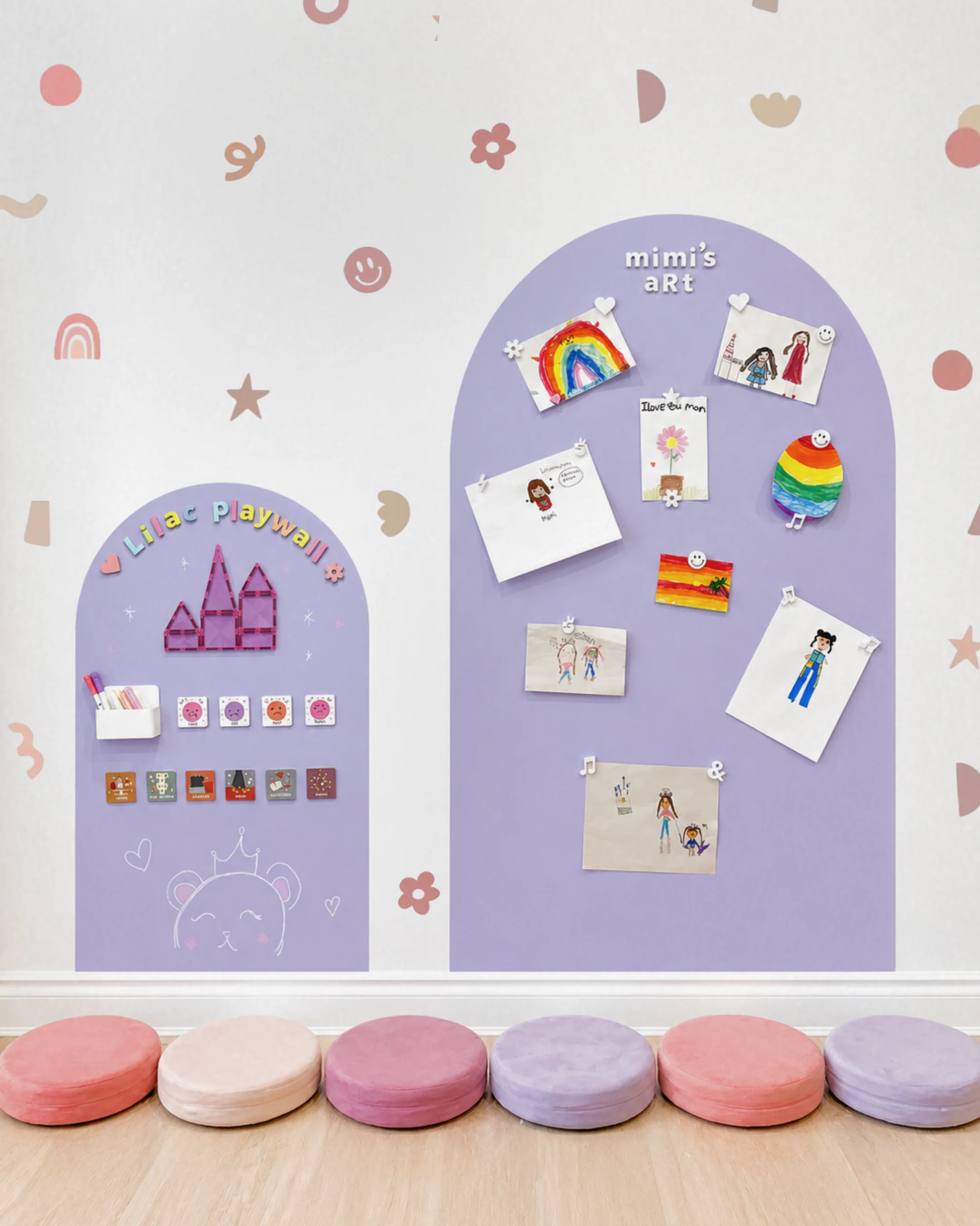 Magic Playwall - Original Arch Magnetic Wall Decal for Kids - Image 62