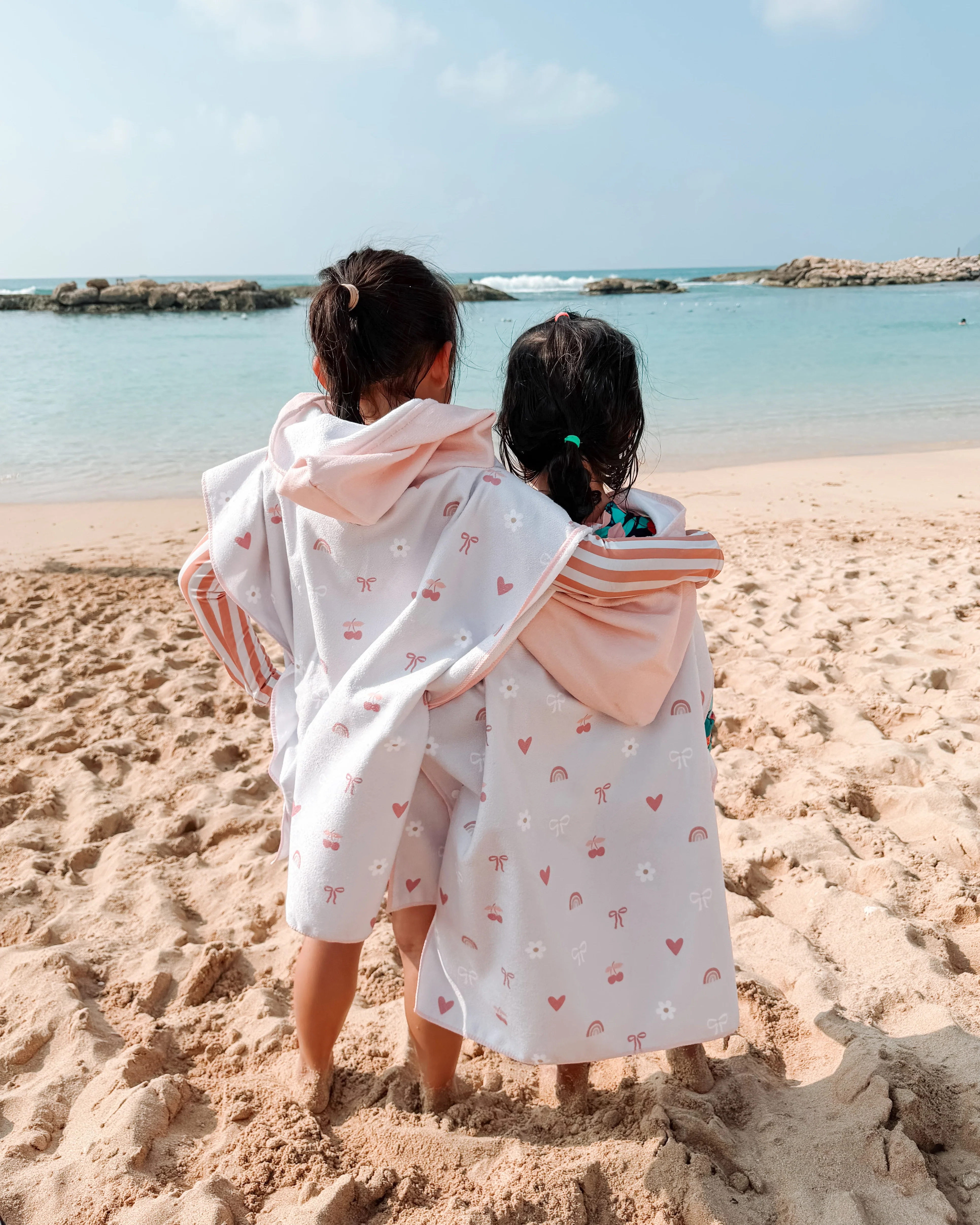 Kids Hooded Beach Poncho - Quick Dry Pool & Swim Towel - Image 5