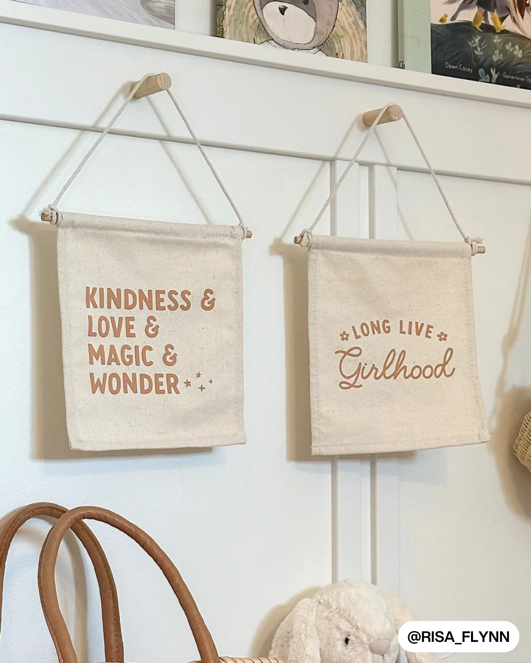 Kindness Love Magic Wonder Canvas Hang Sign - Image 3