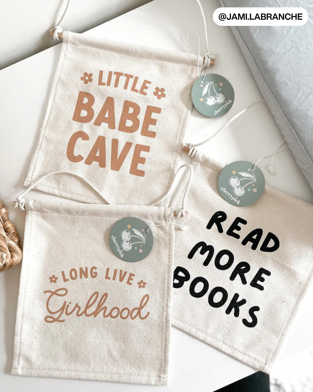 Little Babe Cave Canvas Hang Sign - Image 3