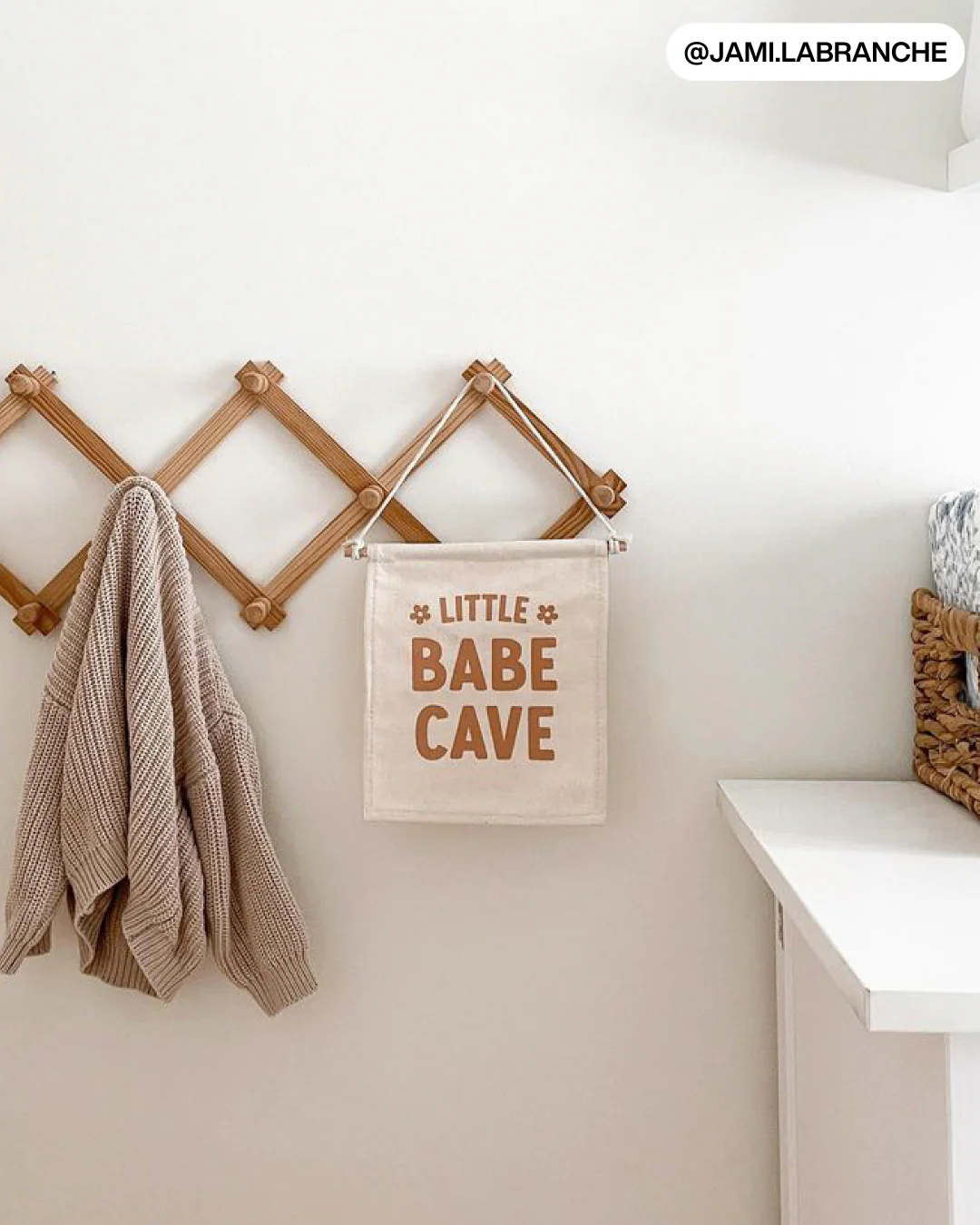 Little Babe Cave Canvas Hang Sign - Image 5