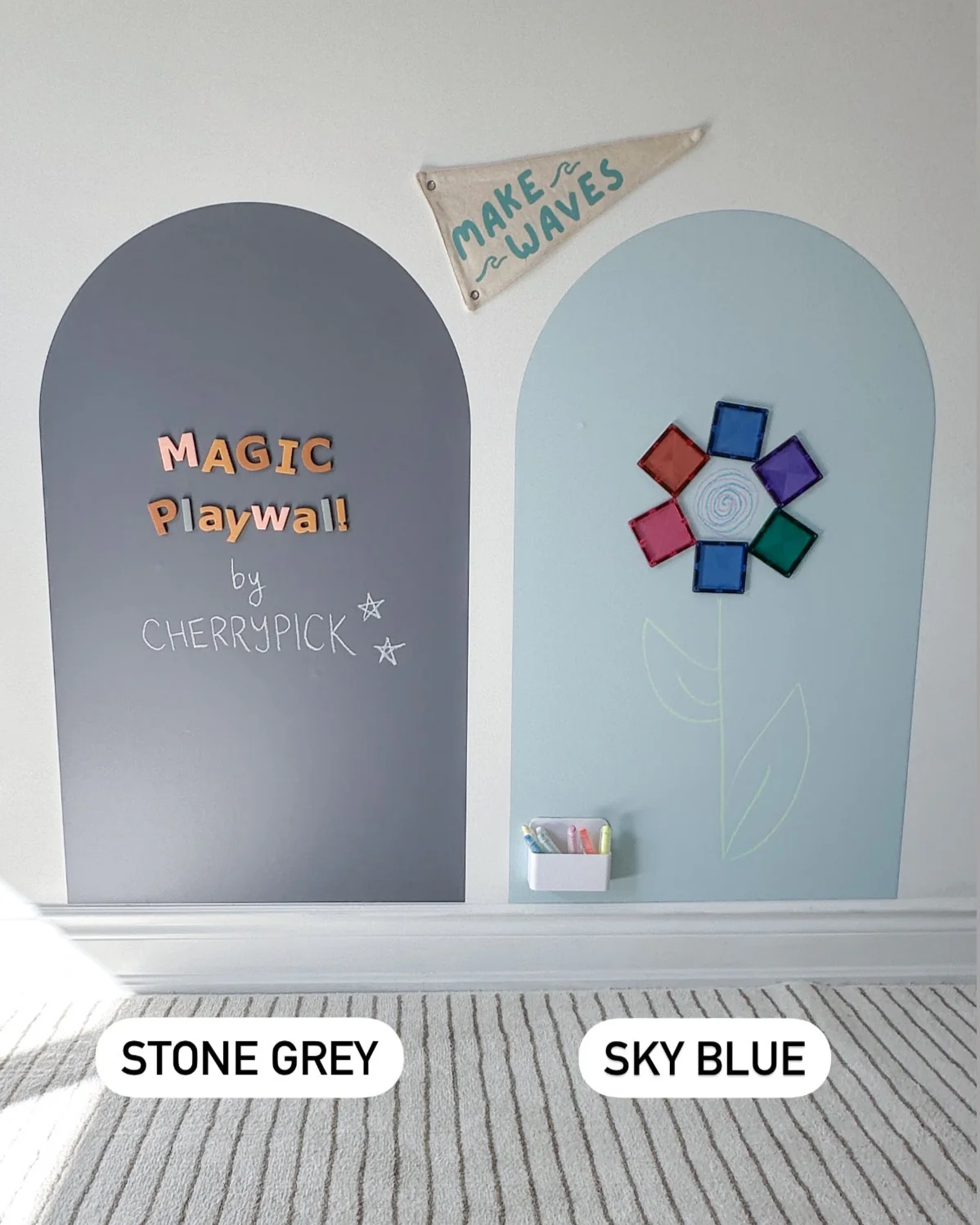 Magic Playwall - Original Arch Magnetic Wall Decal for Kids - Image 10