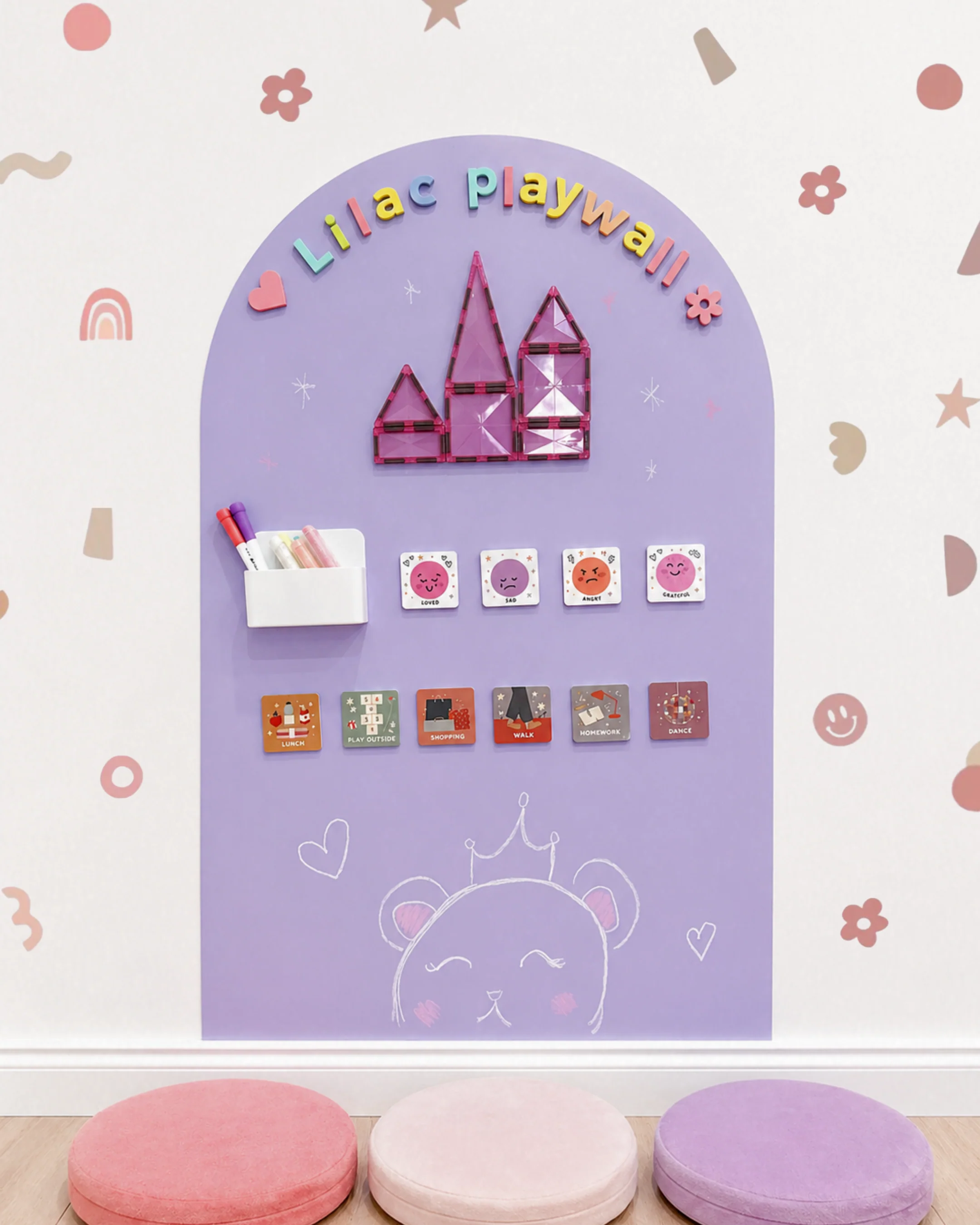 Magic Playwall - Original Arch Magnetic Wall Decal for Kids - Image 12
