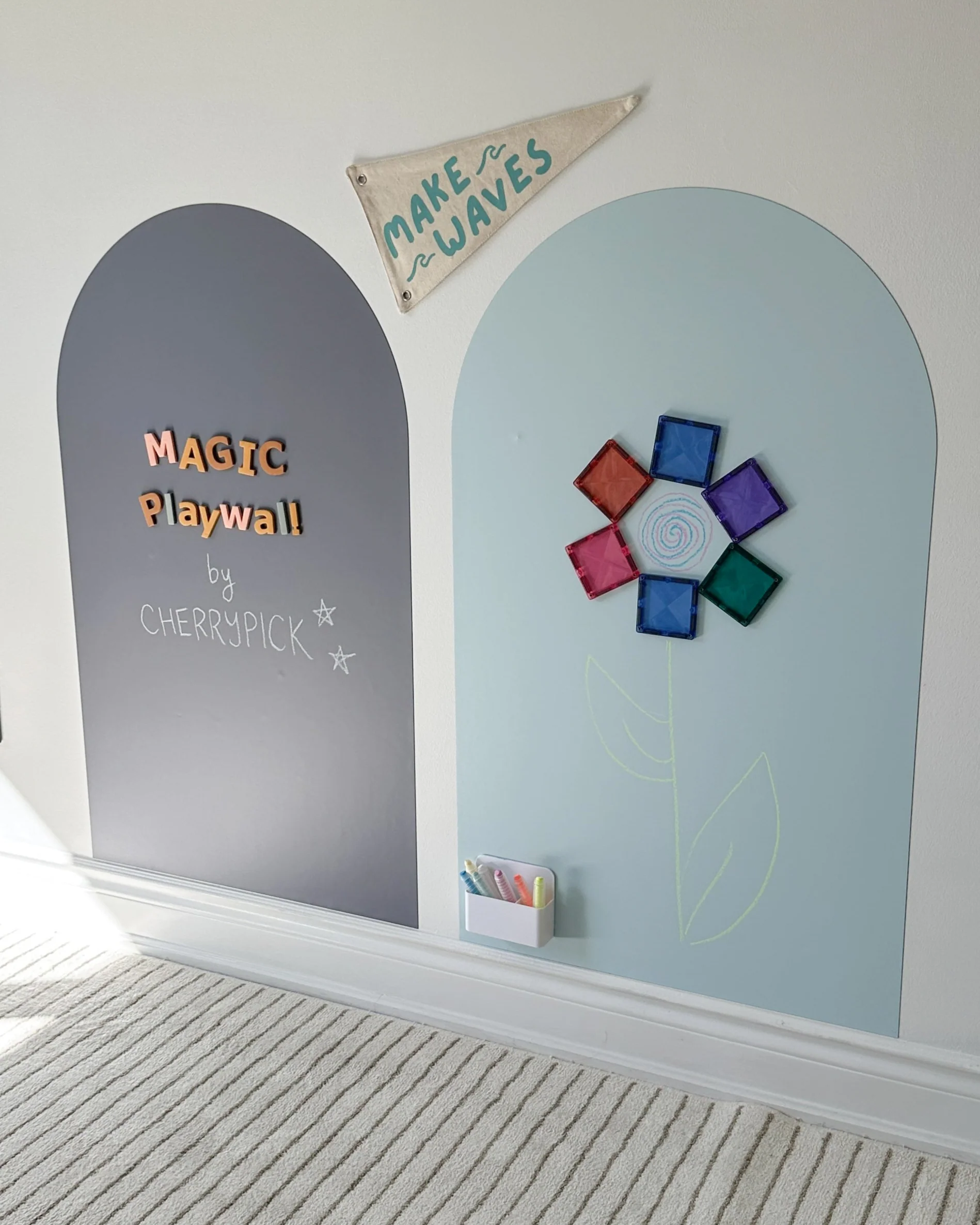 Magic Playwall - Original Arch Magnetic Wall Decal for Kids - Image 25