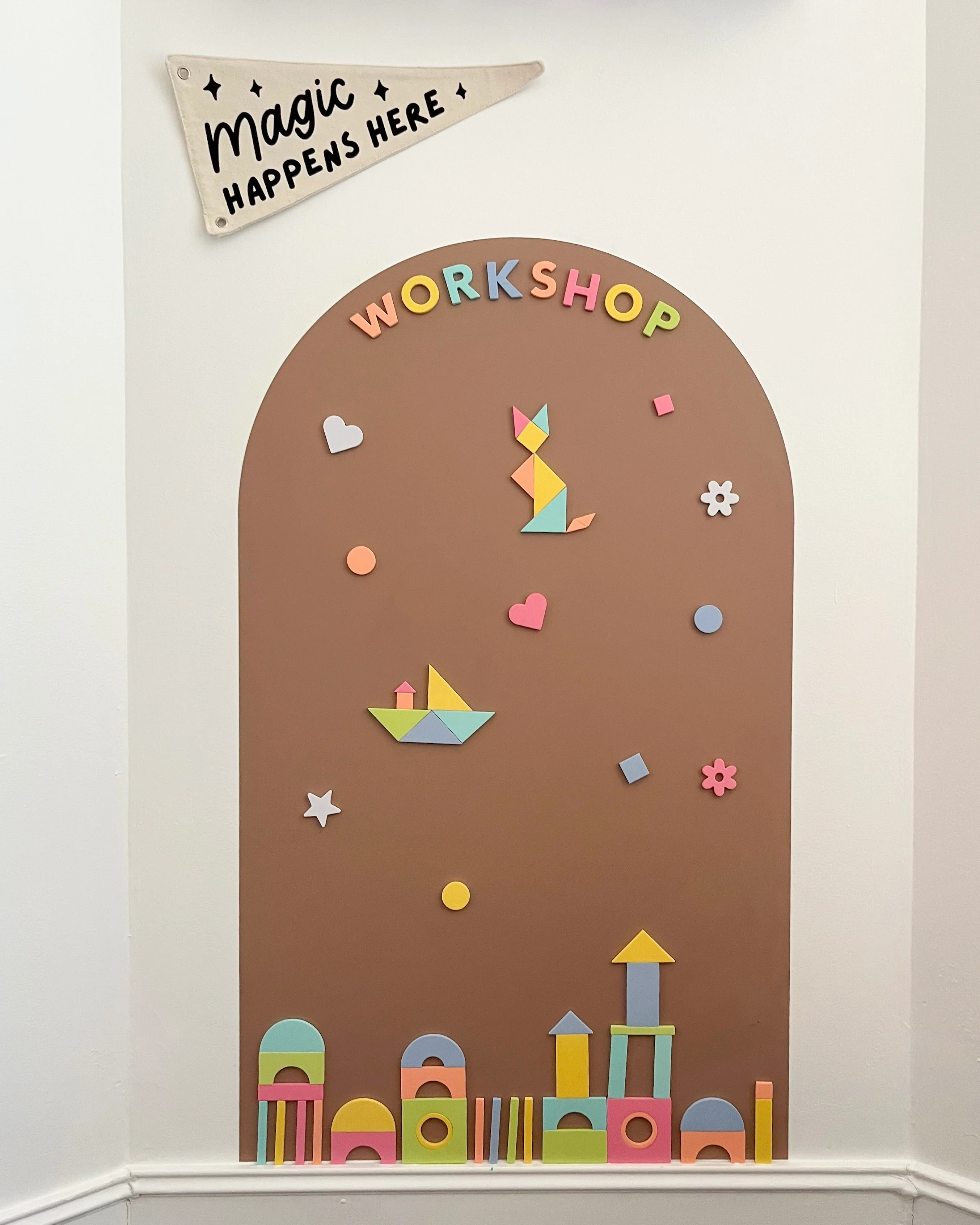Magic Playwall - Original Arch Magnetic Wall Decal for Kids - Image 48
