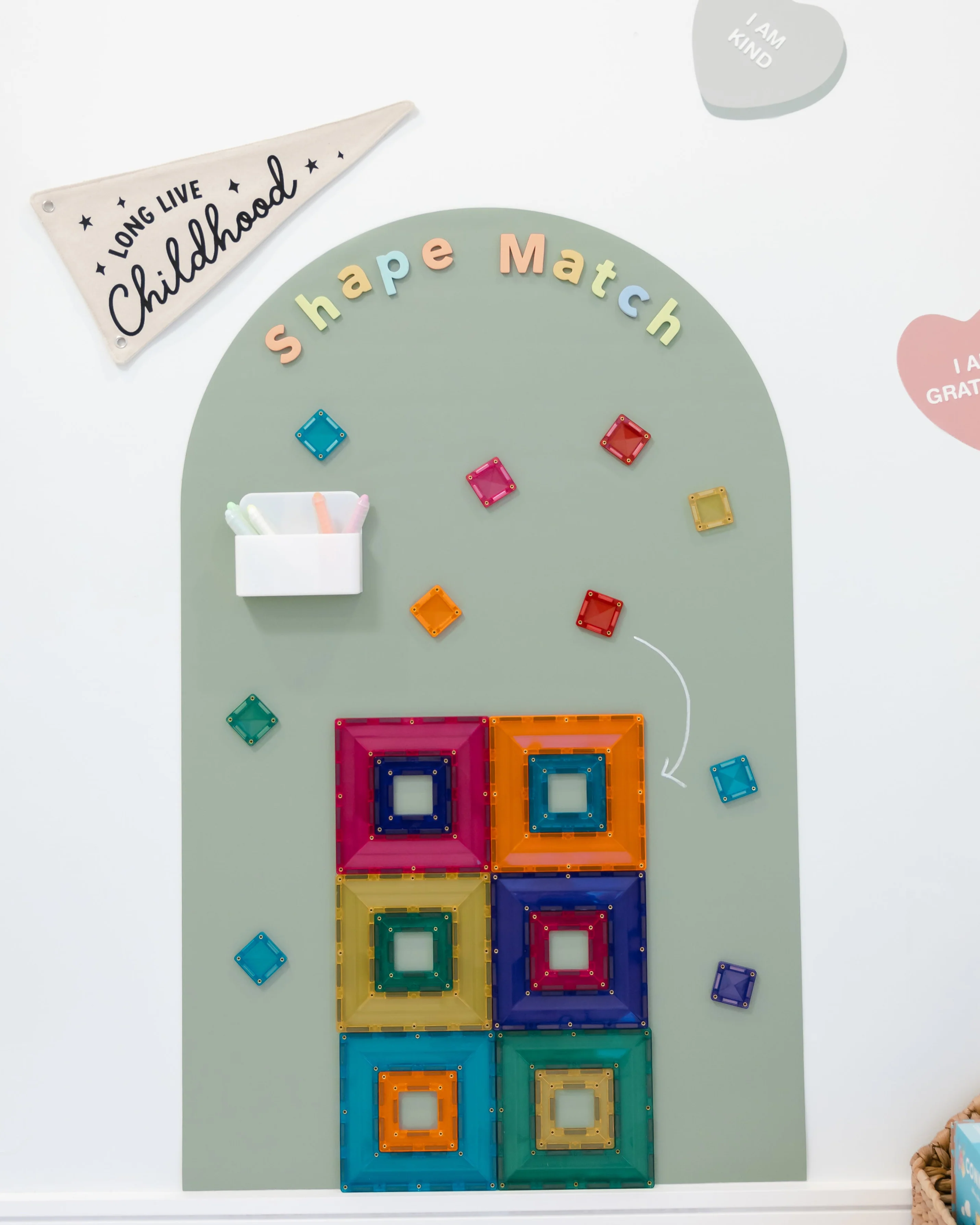 Magic Playwall - Original Arch Magnetic Wall Decal for Kids - Image 6