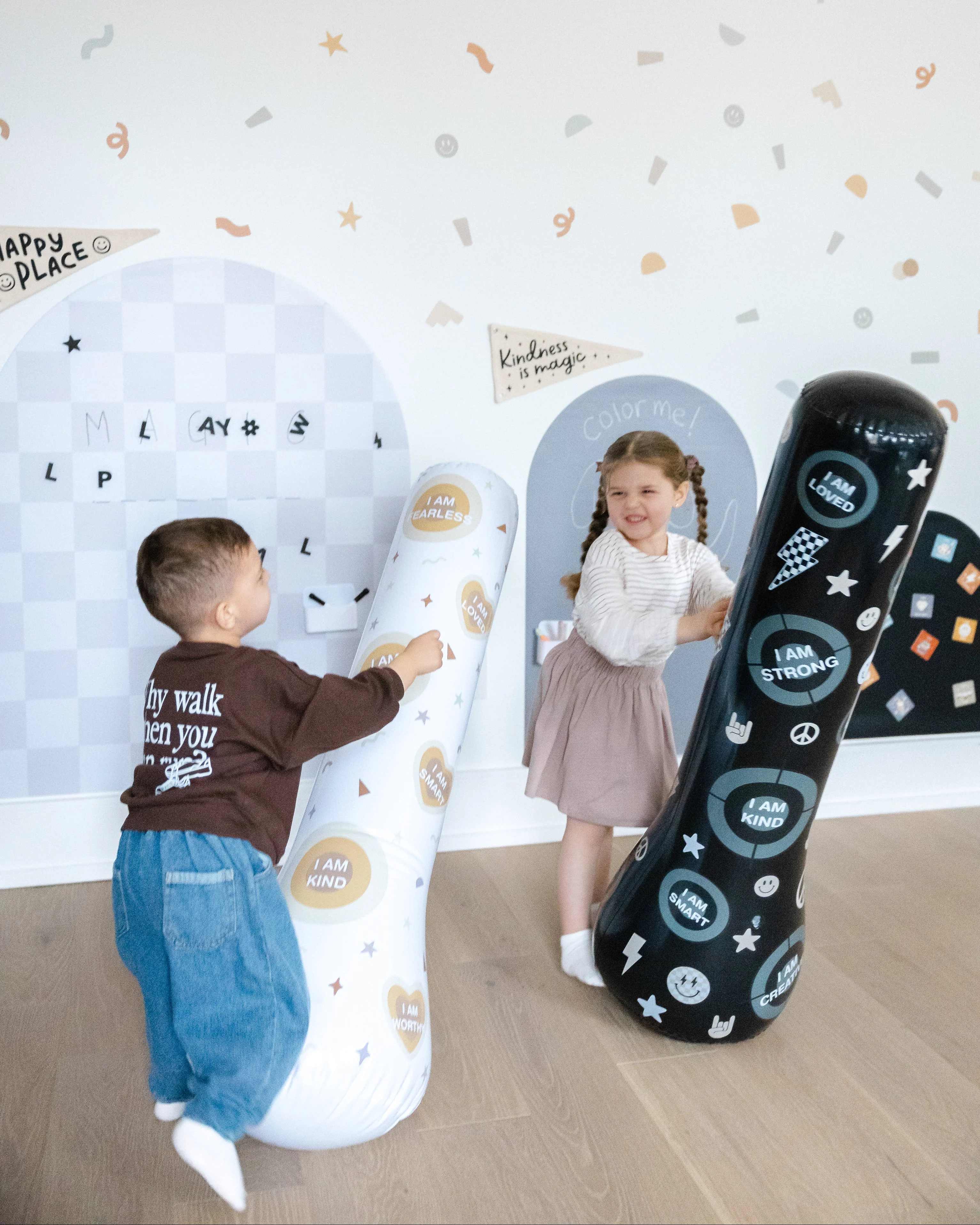 Magic Puncher - Inflatable Punching Bag for Kids with Positive Affirmations - Image 4