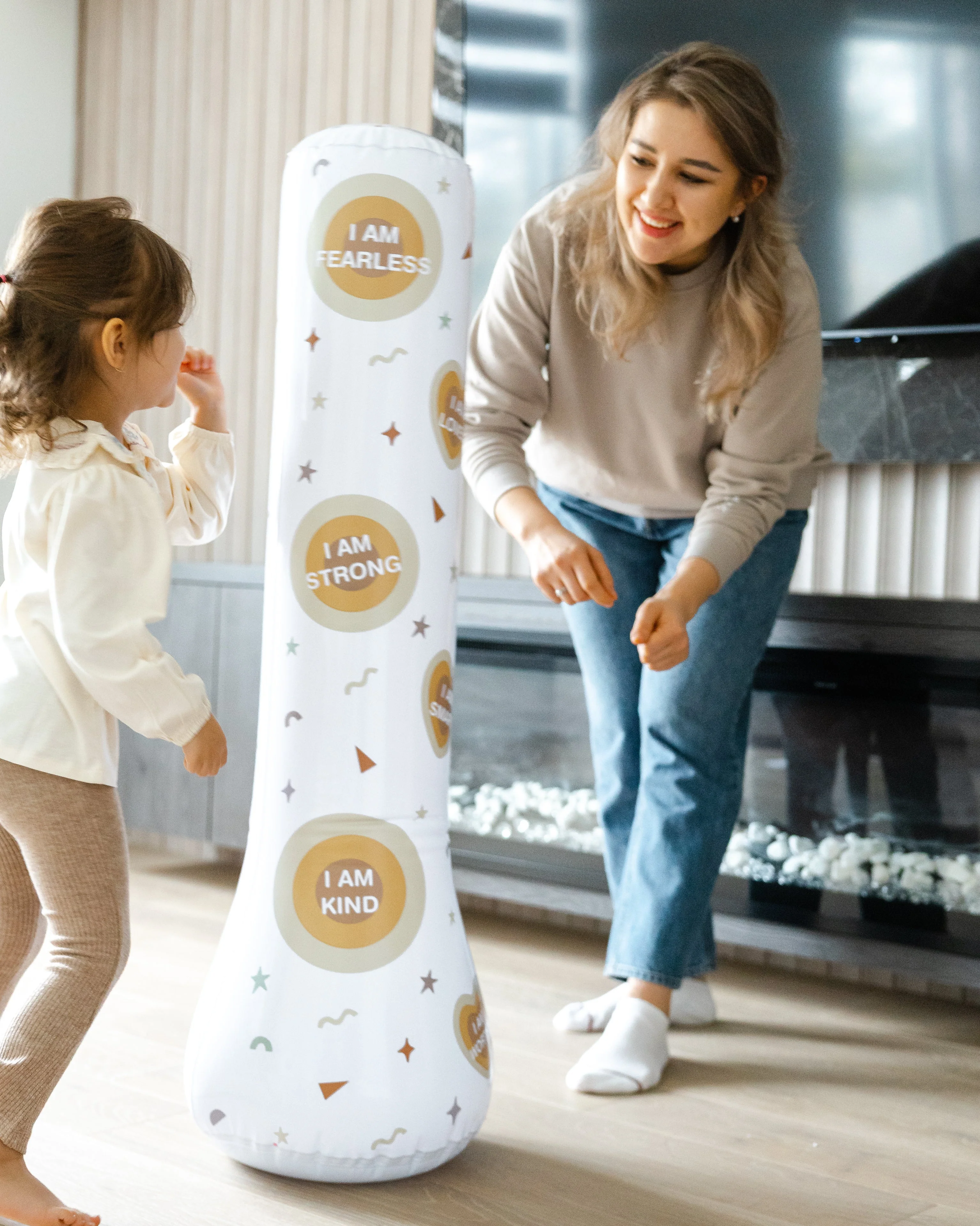 Magic Puncher - Inflatable Punching Bag for Kids with Positive Affirmations - Image 8