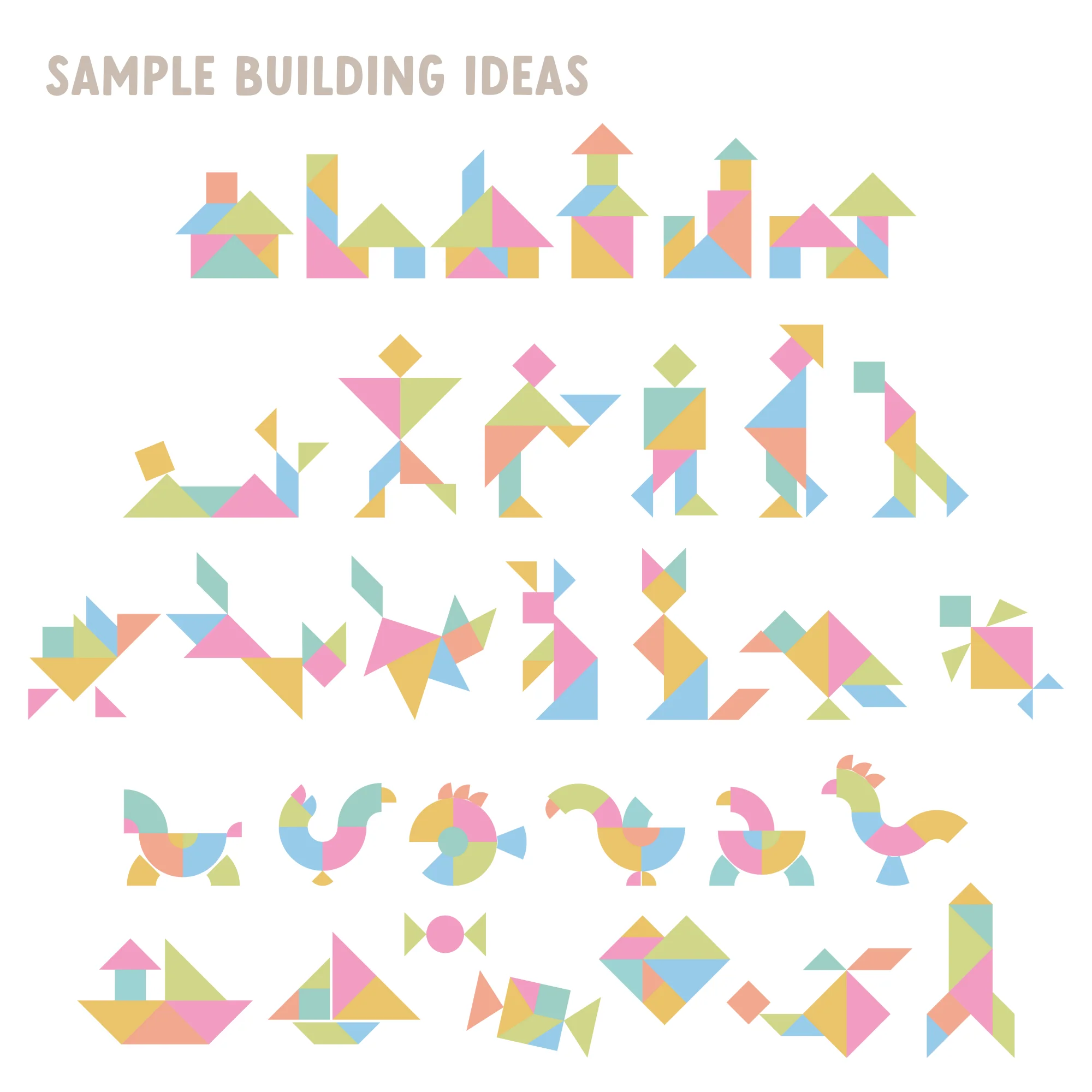 Magic Shape Set - Soft Foam Magnetic Shapes for Building and Play - Image 3