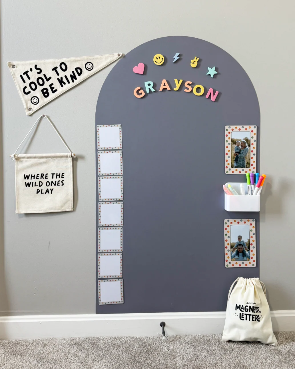 Magnetic Sticky Notes (10pc Dry Erase Labels) - Image 11