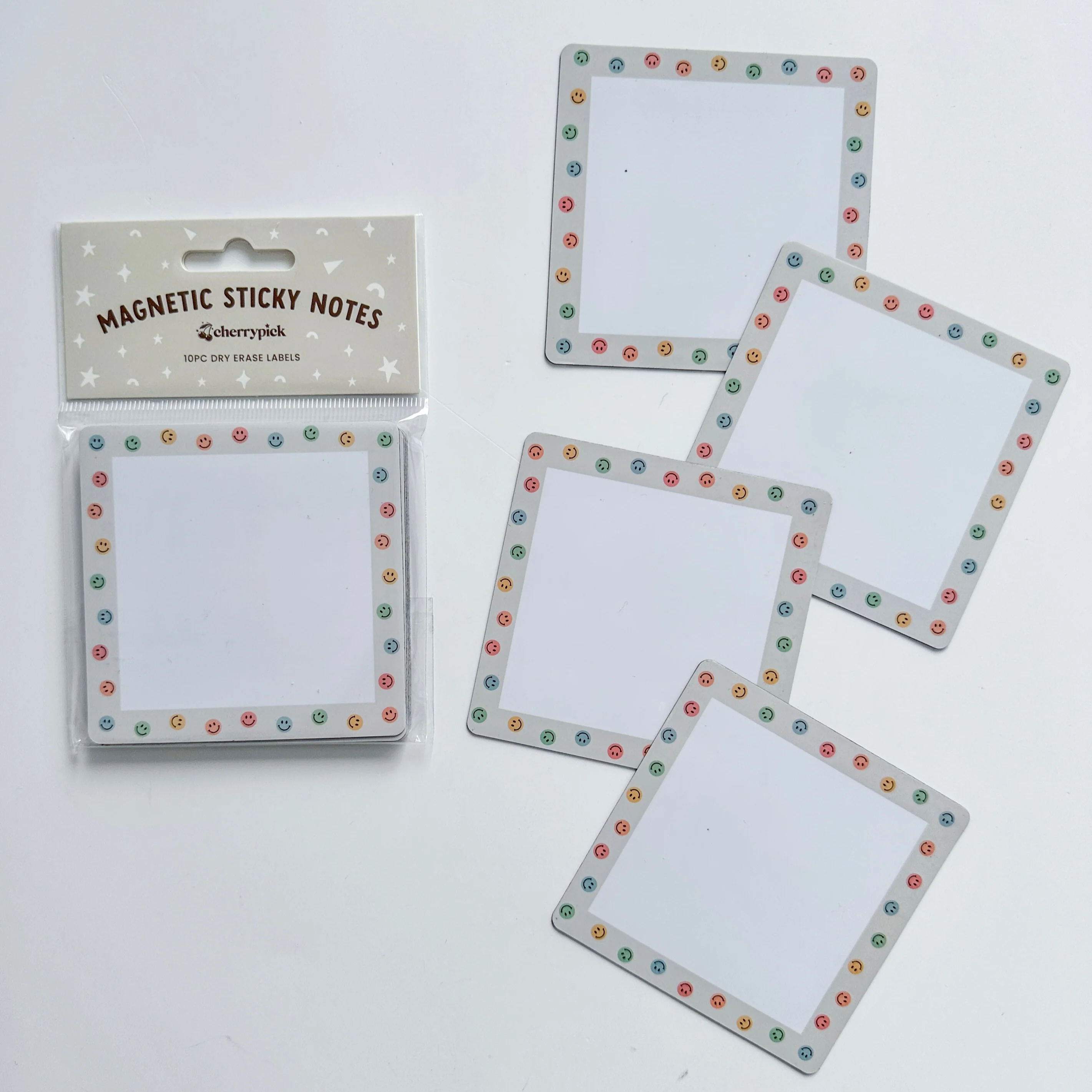 Magnetic Sticky Notes (10pc Dry Erase Labels) - Image 10