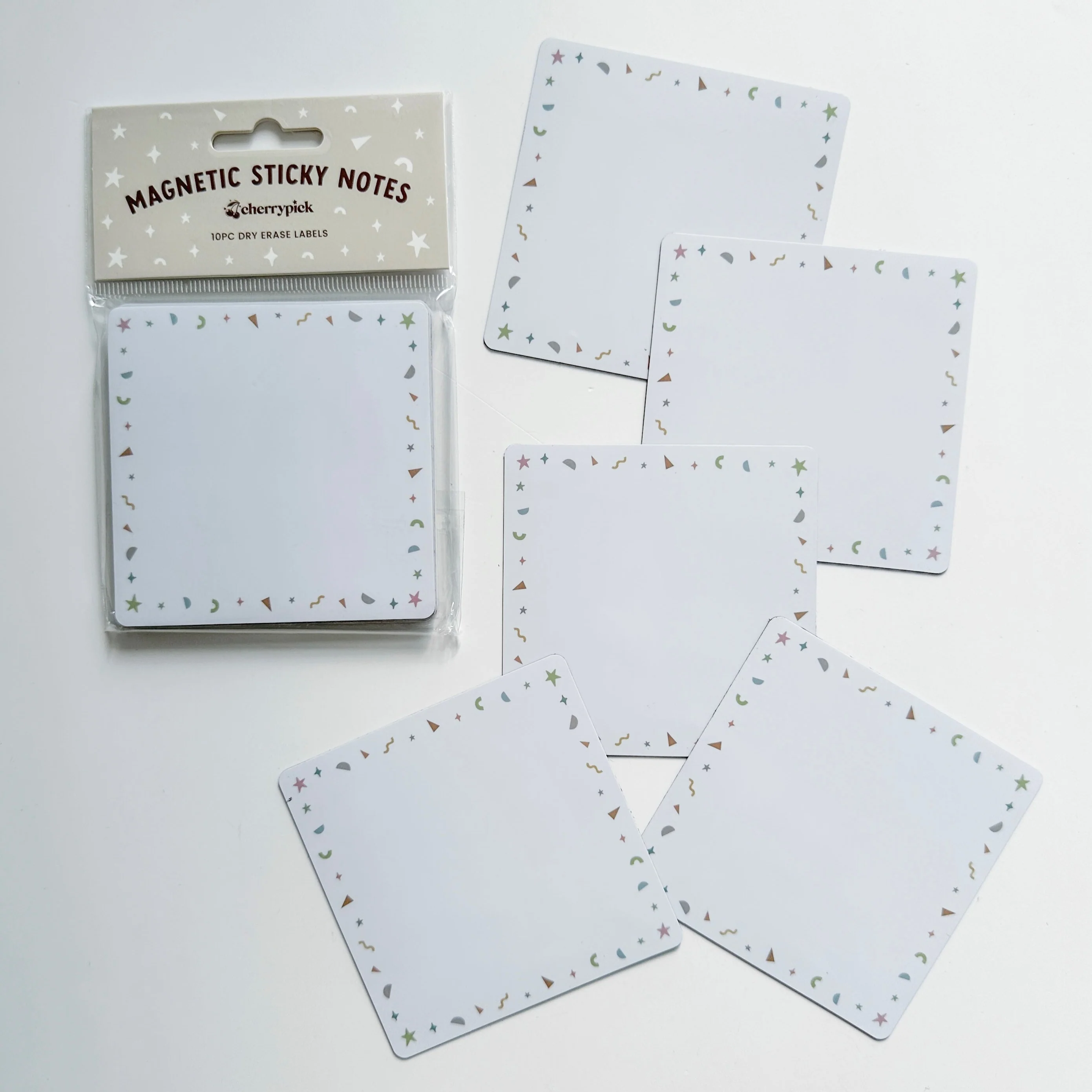 Magnetic Sticky Notes (10pc Dry Erase Labels) - Image 7