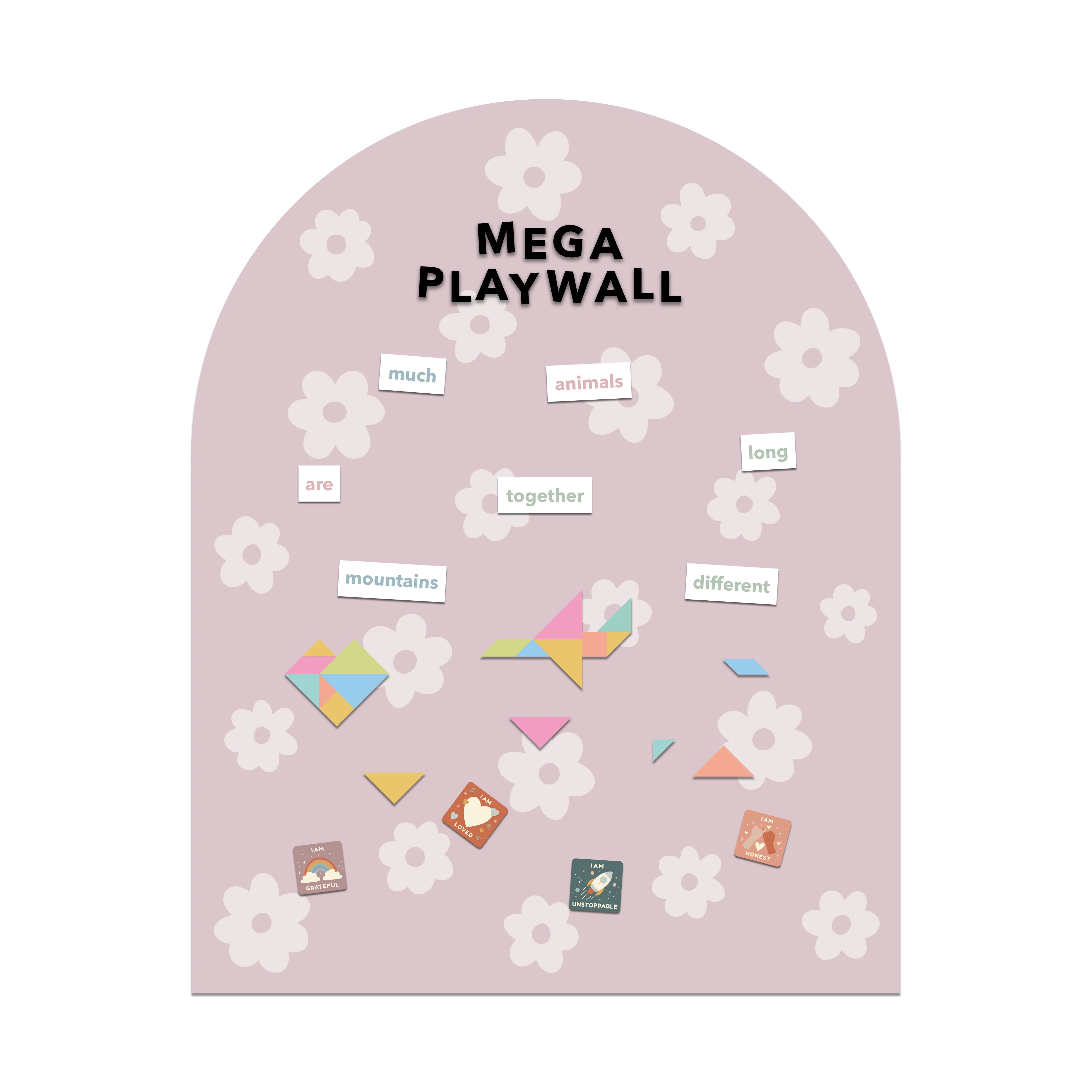 MEGA Magic Playwall - Arch Magnetic Wall Decal for Kids - Image 16