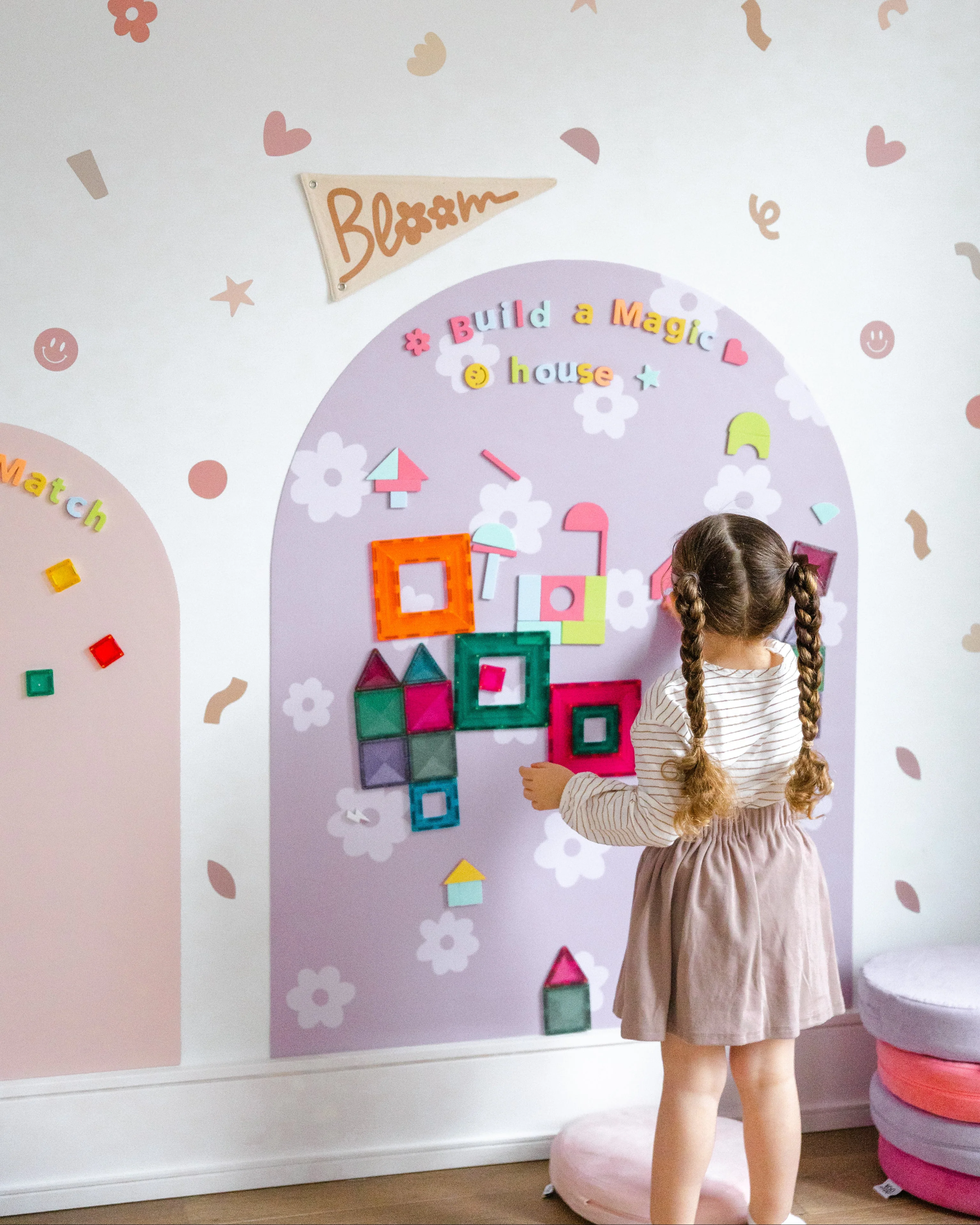MEGA Magic Playwall - Arch Magnetic Wall Decal for Kids - Image 3