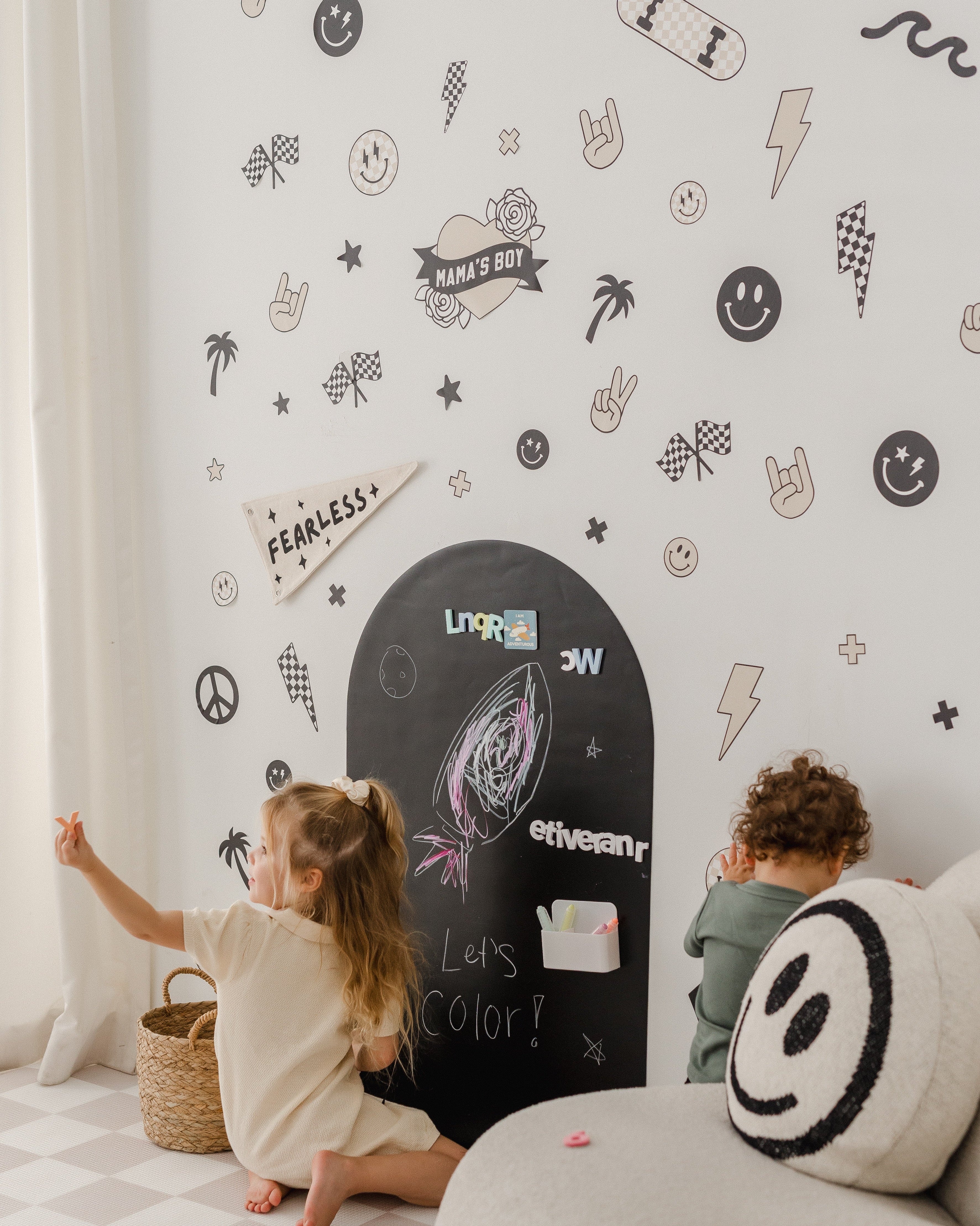 Peel & Stick Fabric Wall Stickers - Boyhood - Image 11