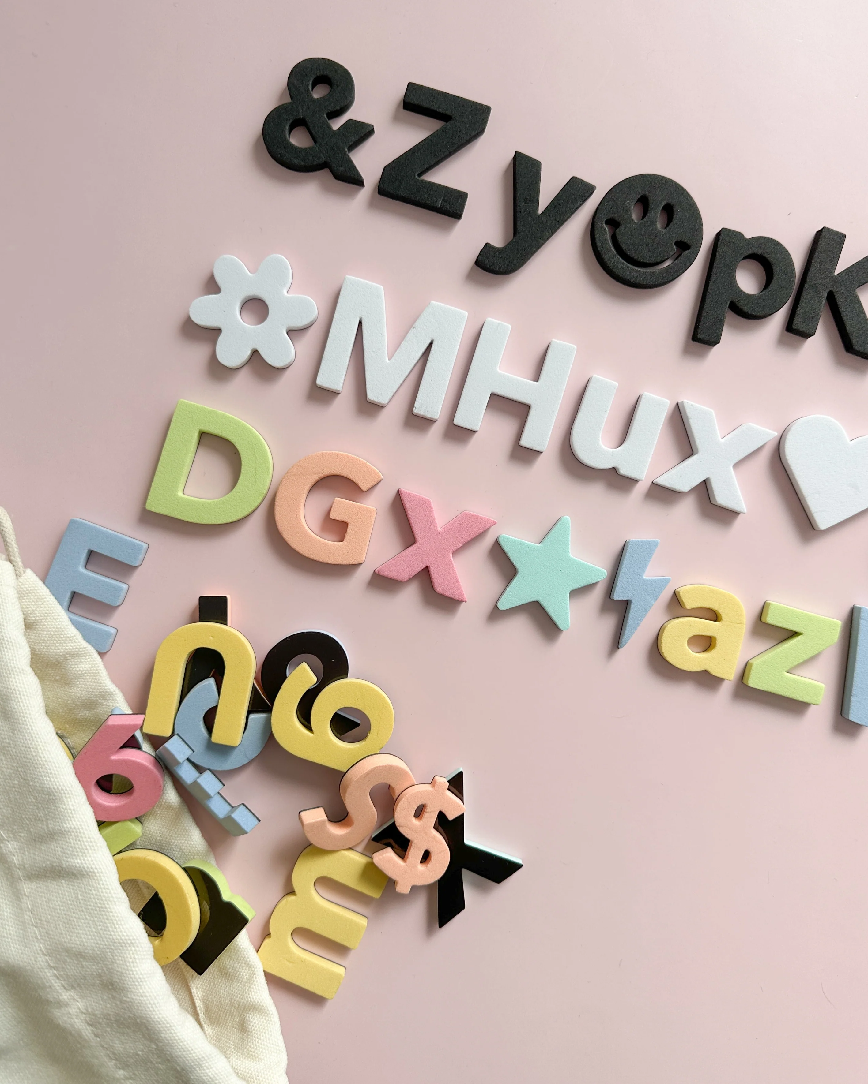 Soft Foam Magnetic Letters & Symbols 150pc Set - Image 3