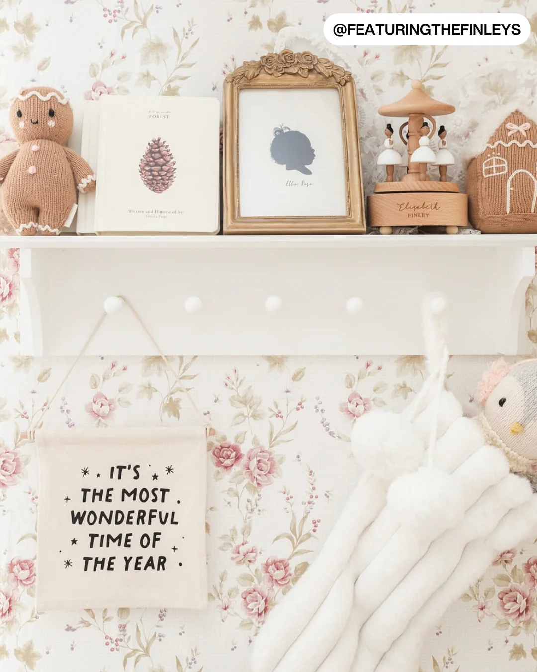 The Most Wonderful Time of The Year Christmas Canvas Hang Sign - Image 9