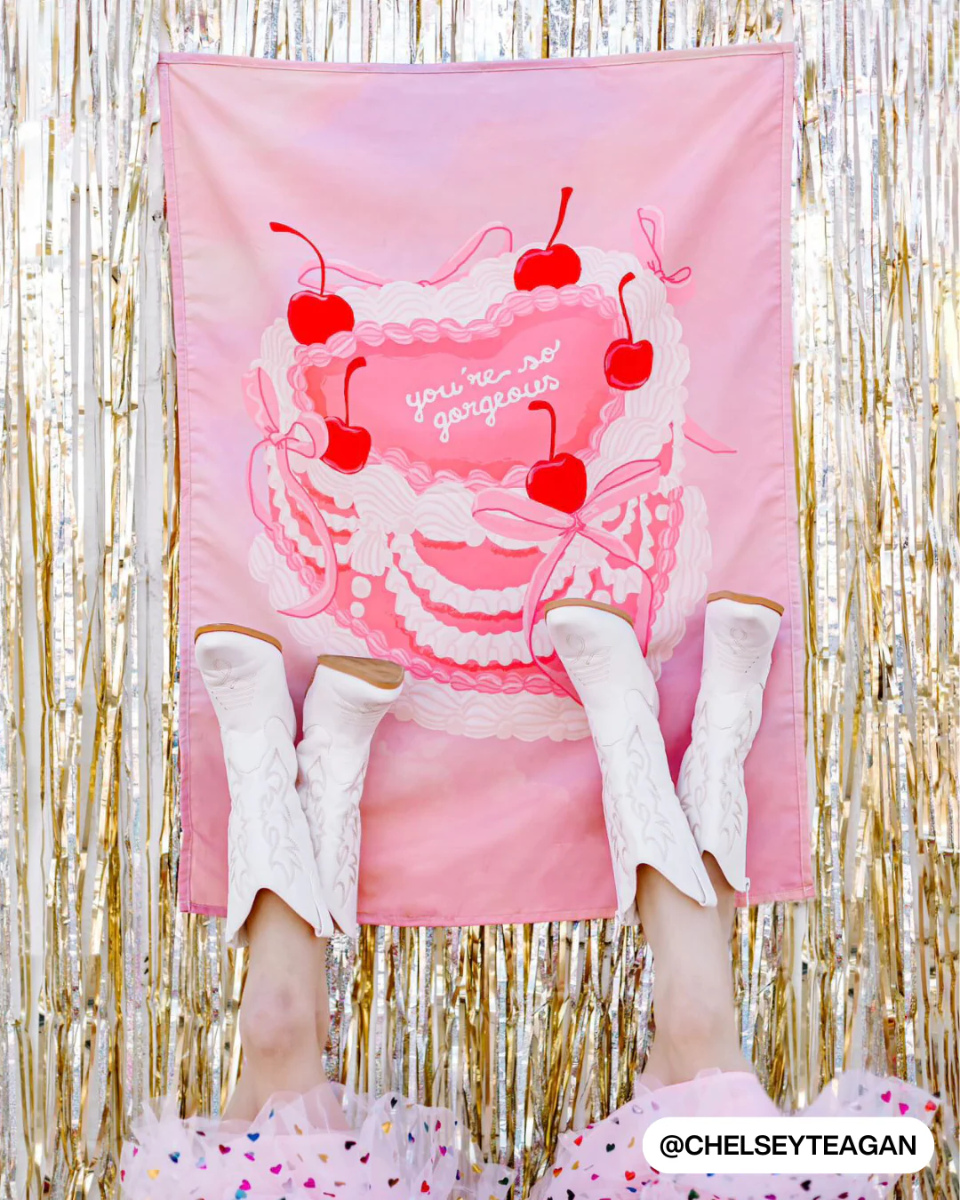TS Gorgeous / Forever & Ever Reversible Banner - Image 3