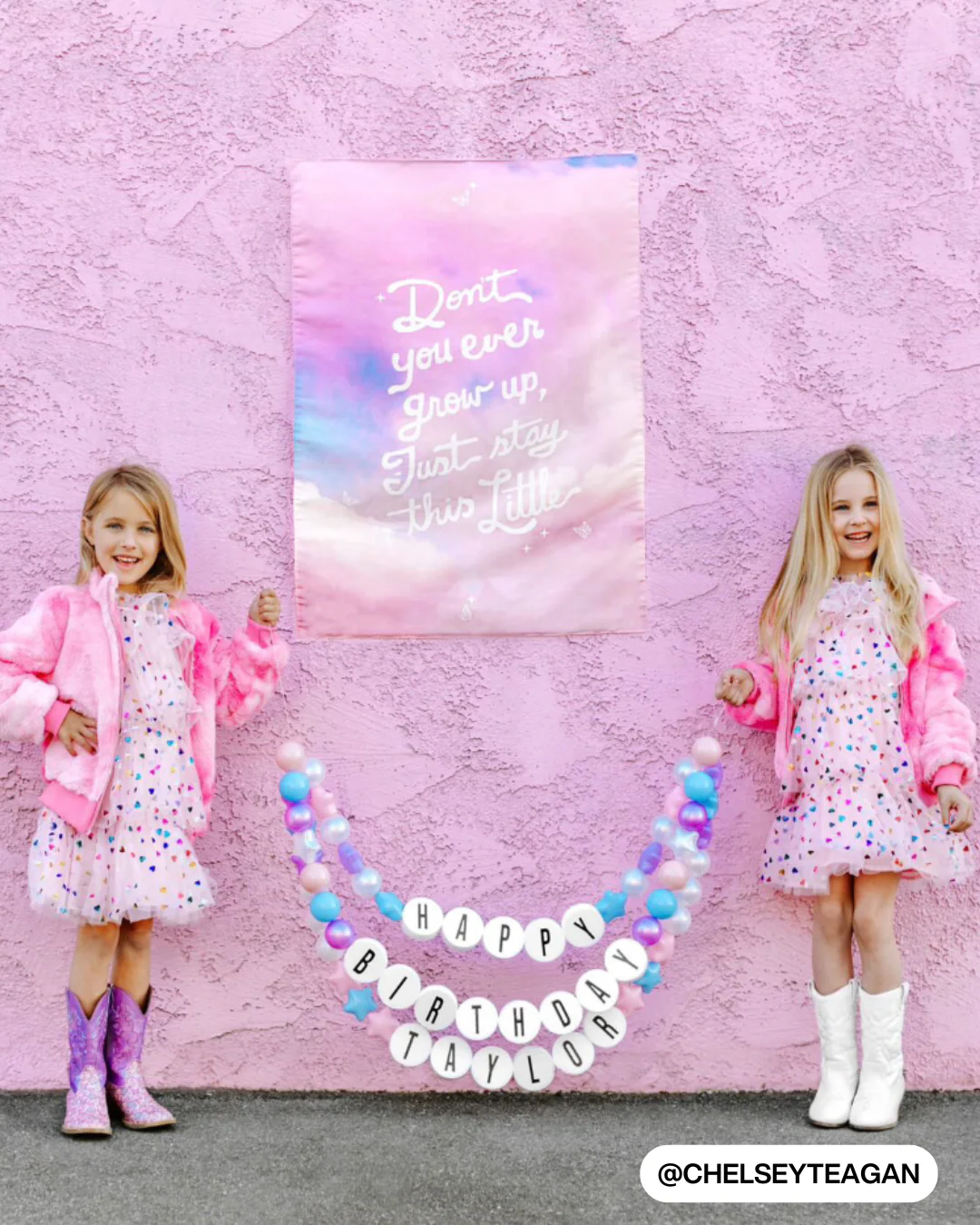 TS Long Live / Never Grow Up Reversible Banner - Image 4