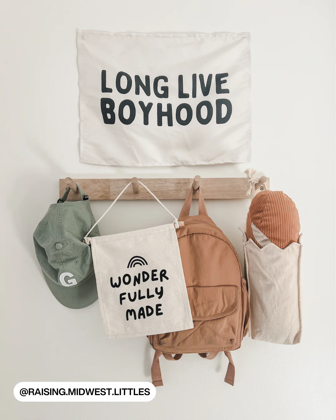 Wonderfully Made Canvas Hang Sign - Image 3